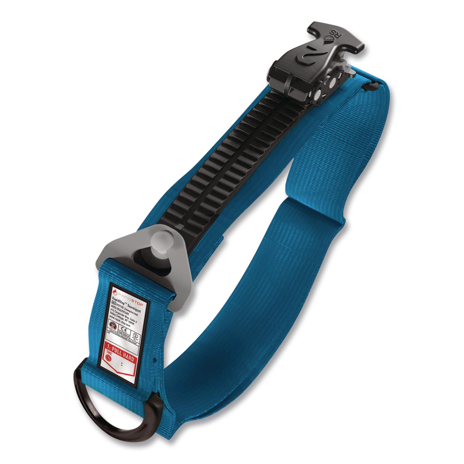 Tourniquet, High-Strength Polymer/Nylon/Velcro, 1.5 x 7.5, Blue