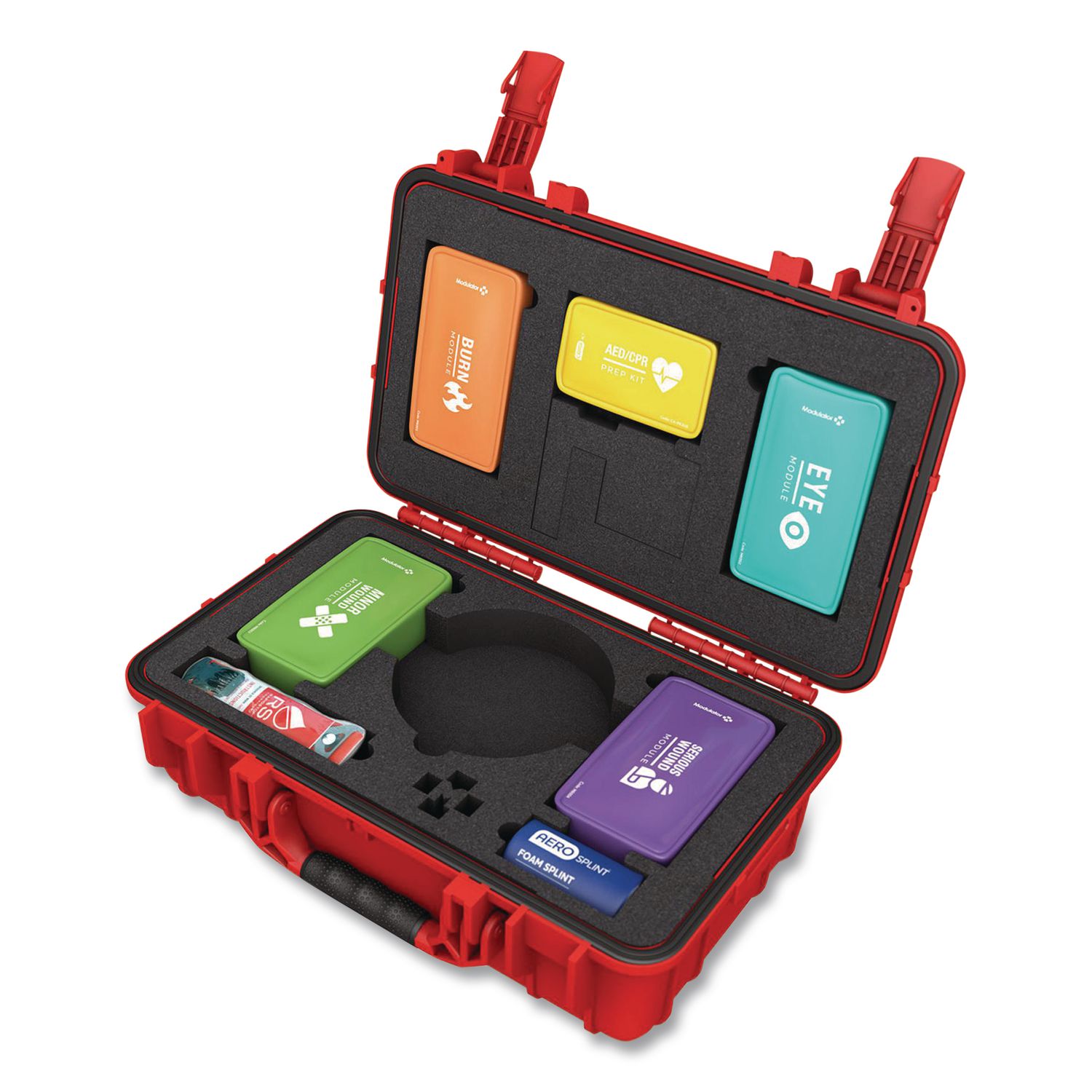 Modulator Trauma Kit without AED - XL Rugged Hard Case, 286 Pieces