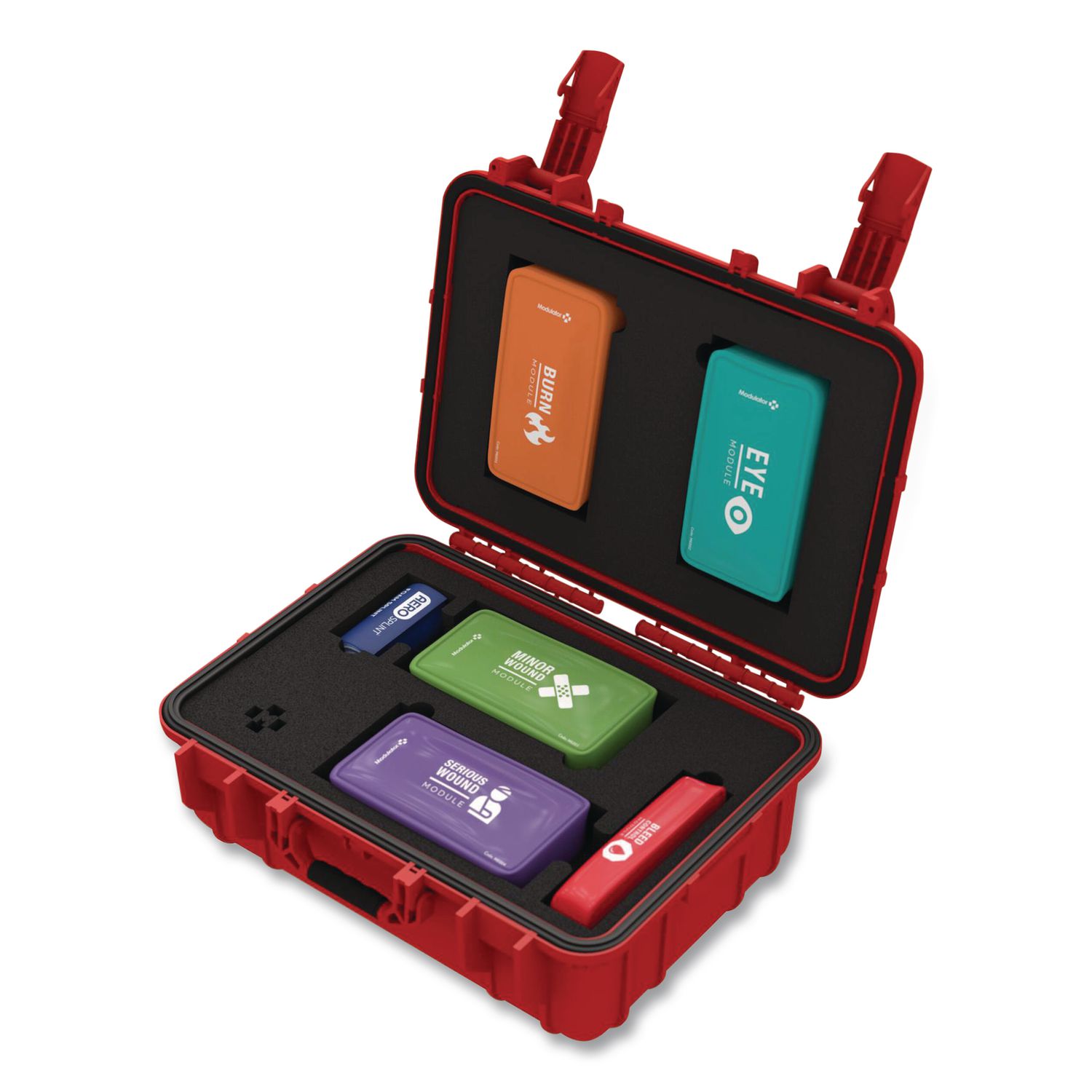 Trauma Kit with Bleed Control - Rugged Hard Case, 295 Pieces