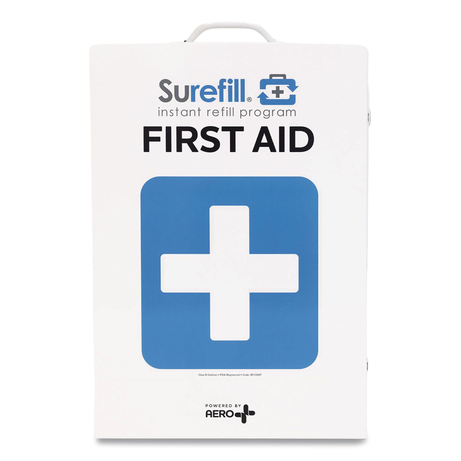 150 Series Class B 4-Shelf FIrst Aid Cabinet - Without Meds, 150 Person, 457 Pieces, Metal Case