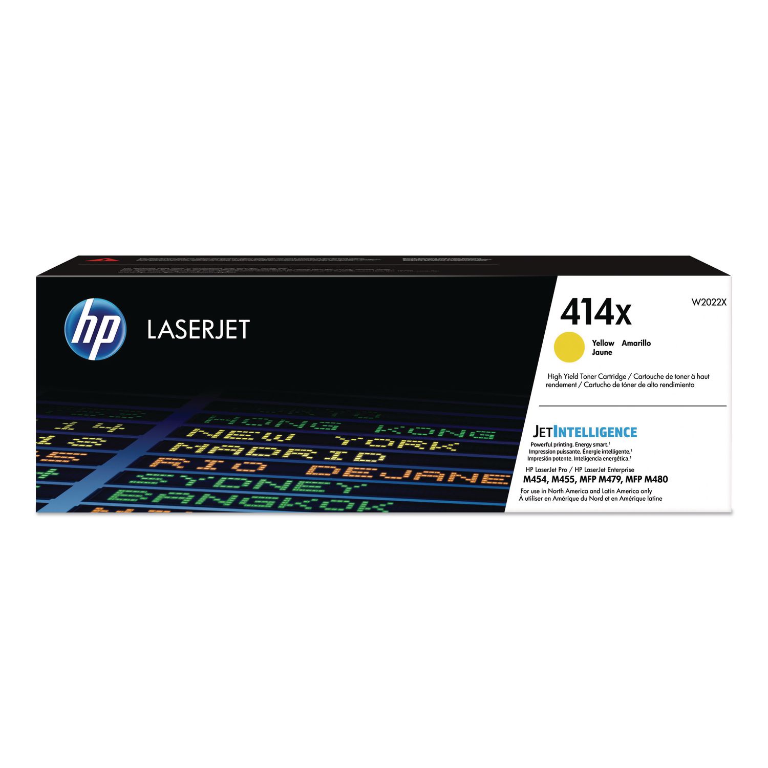 HP 414X, (W2022X) High-Yield Yellow Original LaserJet Toner Cartridge