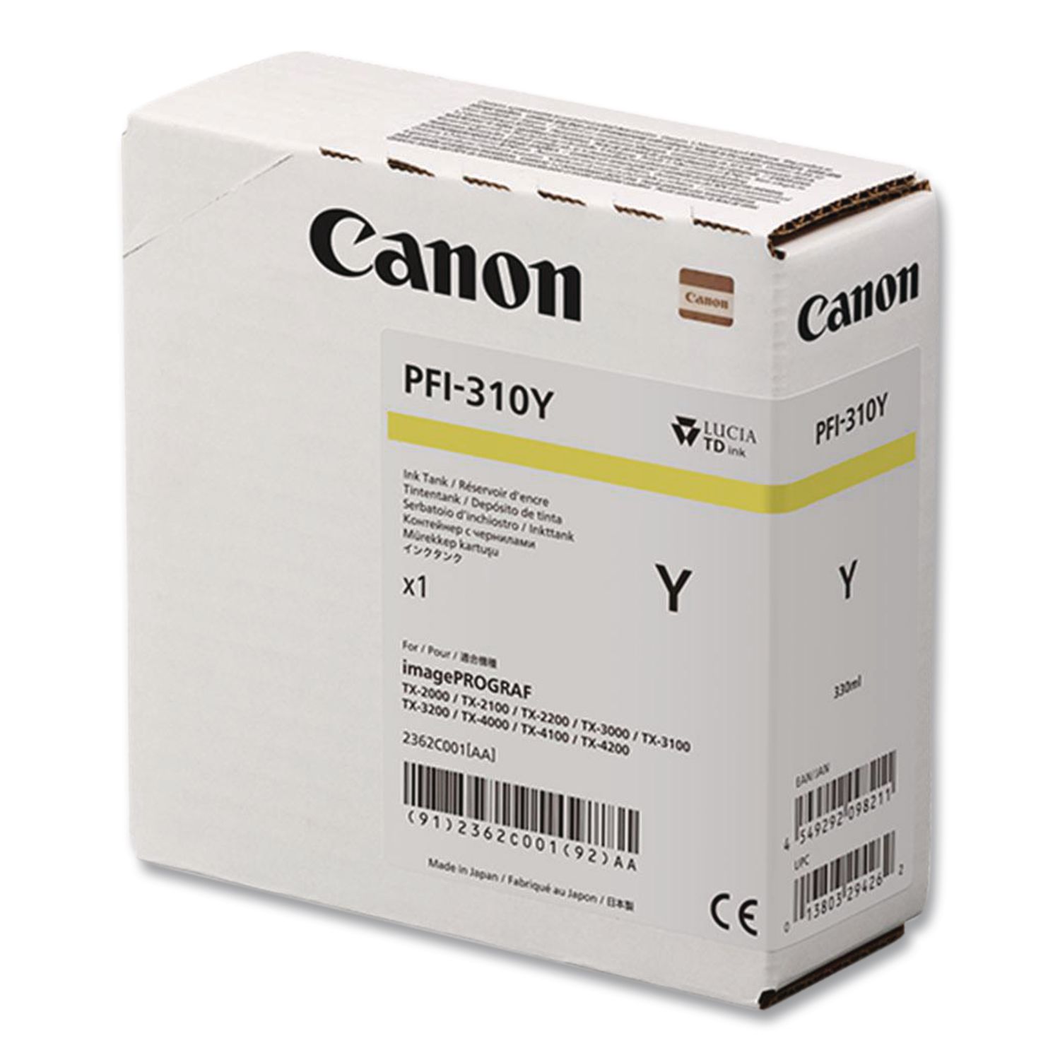 2362C001 (PFI-310) Lucia Ink, Yellow