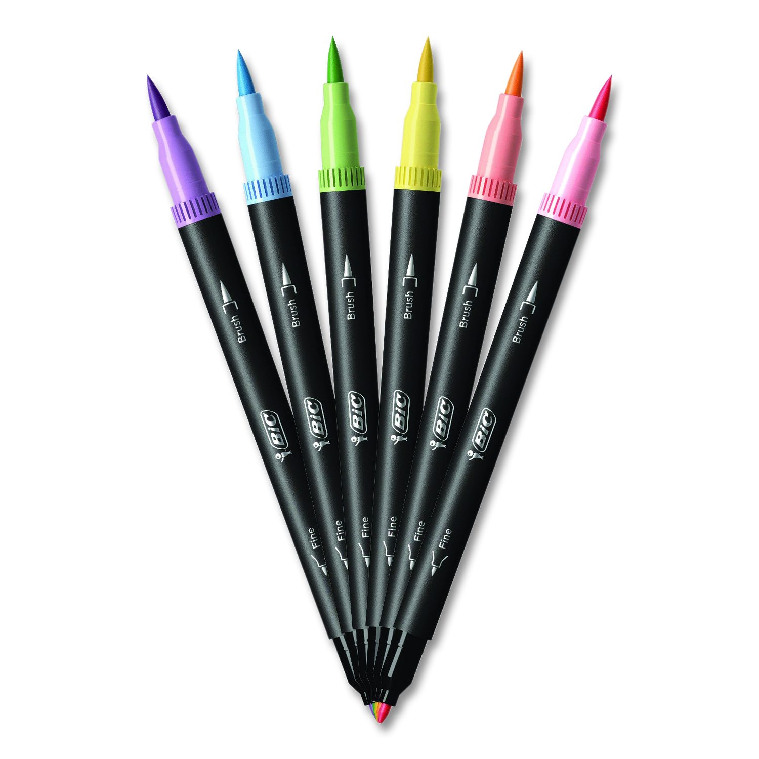 BIC® Intensity Fineliner Dual Tip Felt Pen, Stick, Fine 0.7 mm Bullet ...