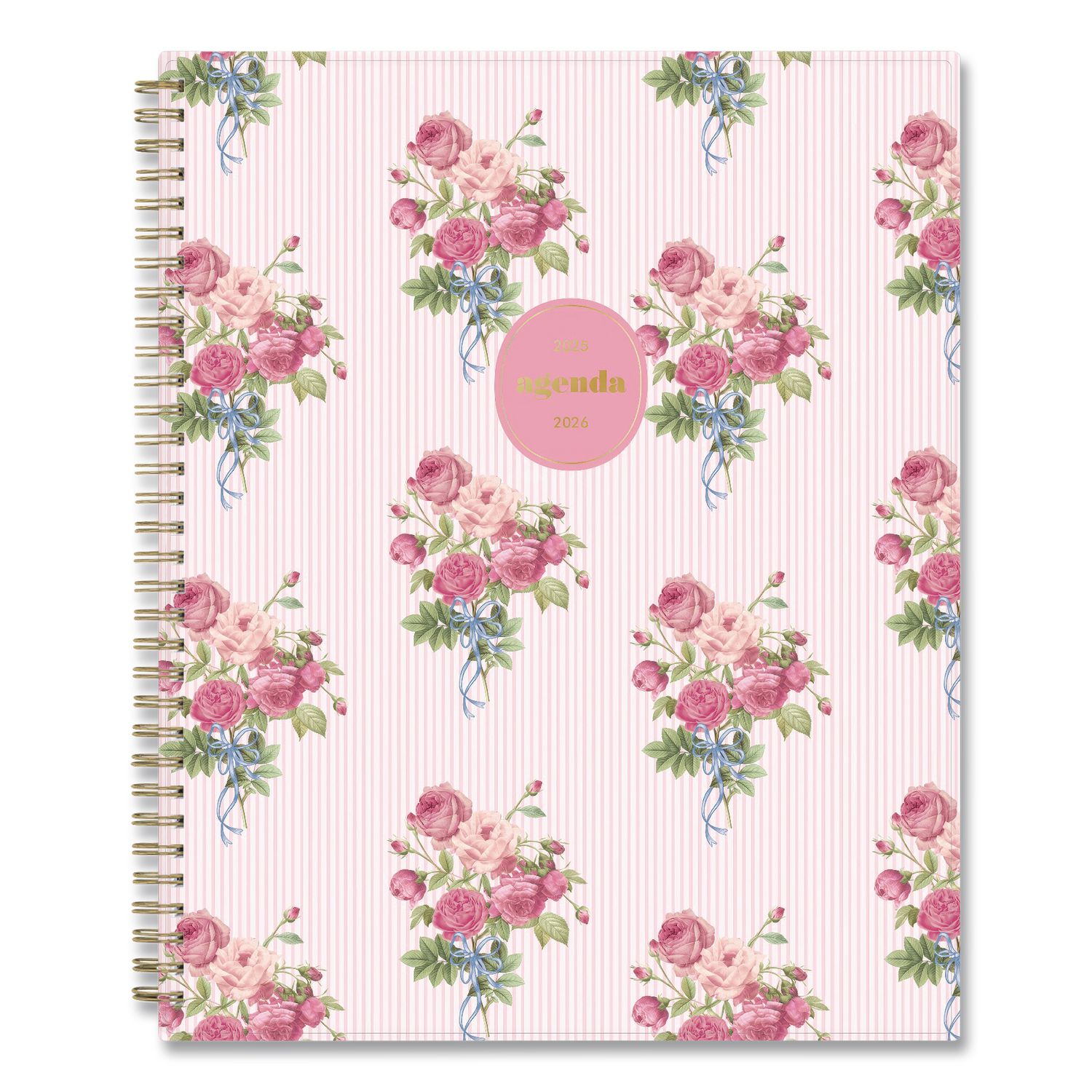 Sincerely Jules Helenora Academic Year Weekly/Monthly Planner, 11 x 8.5, Pink Floral Cover, 12-Month: July 2025 to June 2026