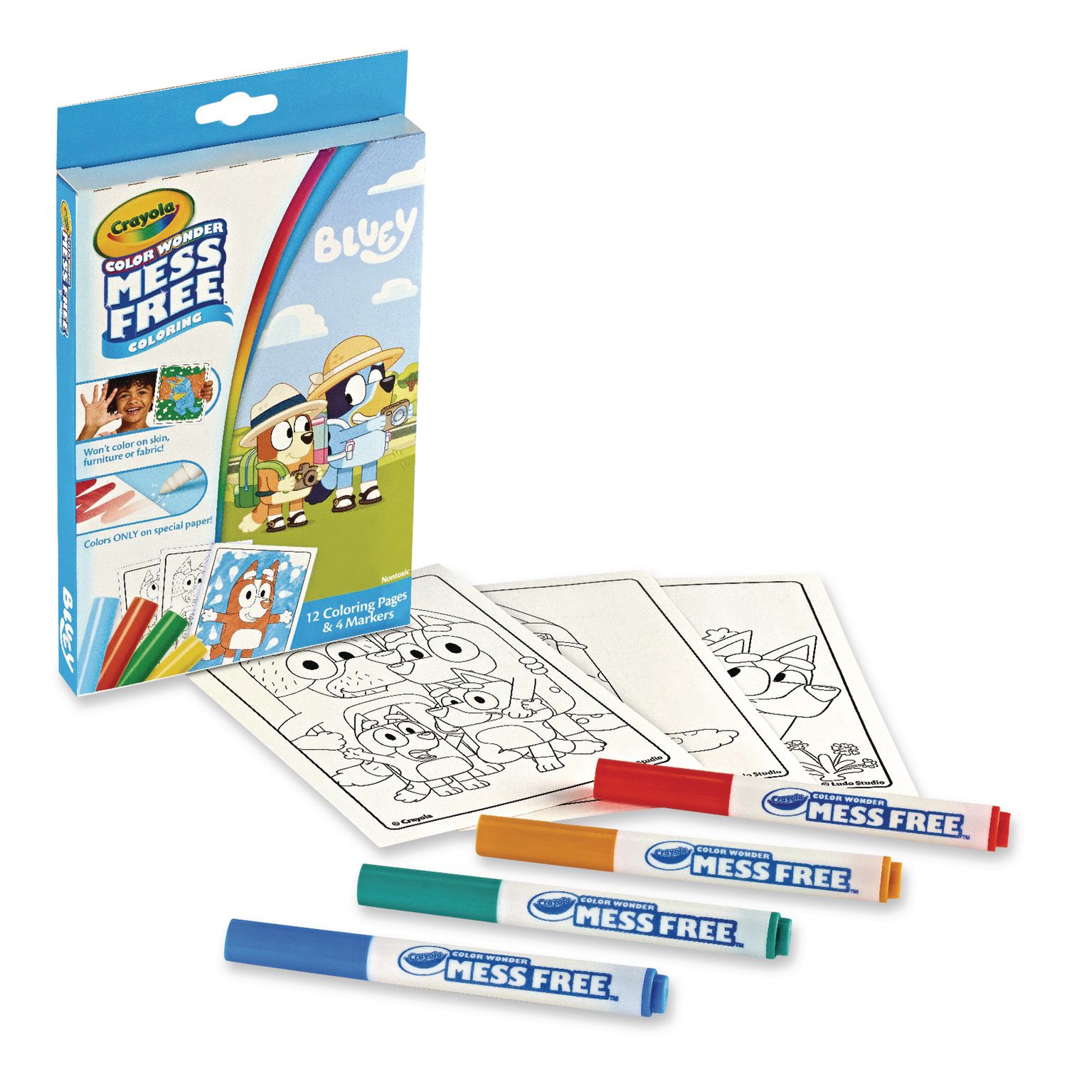 Color Wonder Bluey Mini Box Set, Ages 3 and Up, 12 Pages