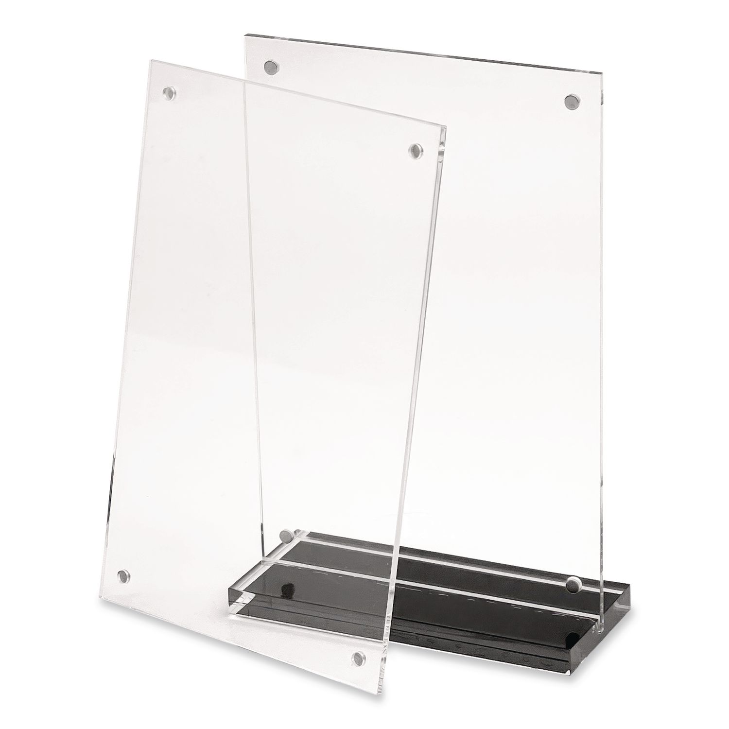 Acrylic Tabletop Sign Holder, 4 x 6 Insert, Clear