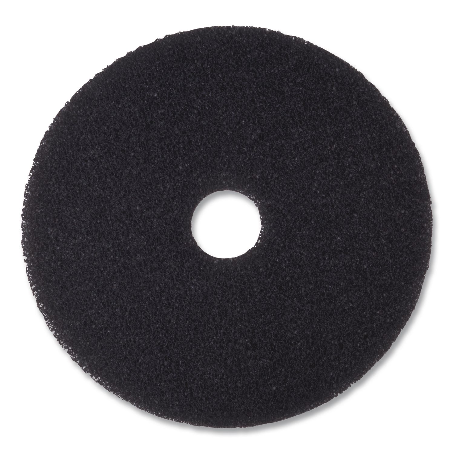 Stripper Pad, 10" Diameter, Black, 5/Carton