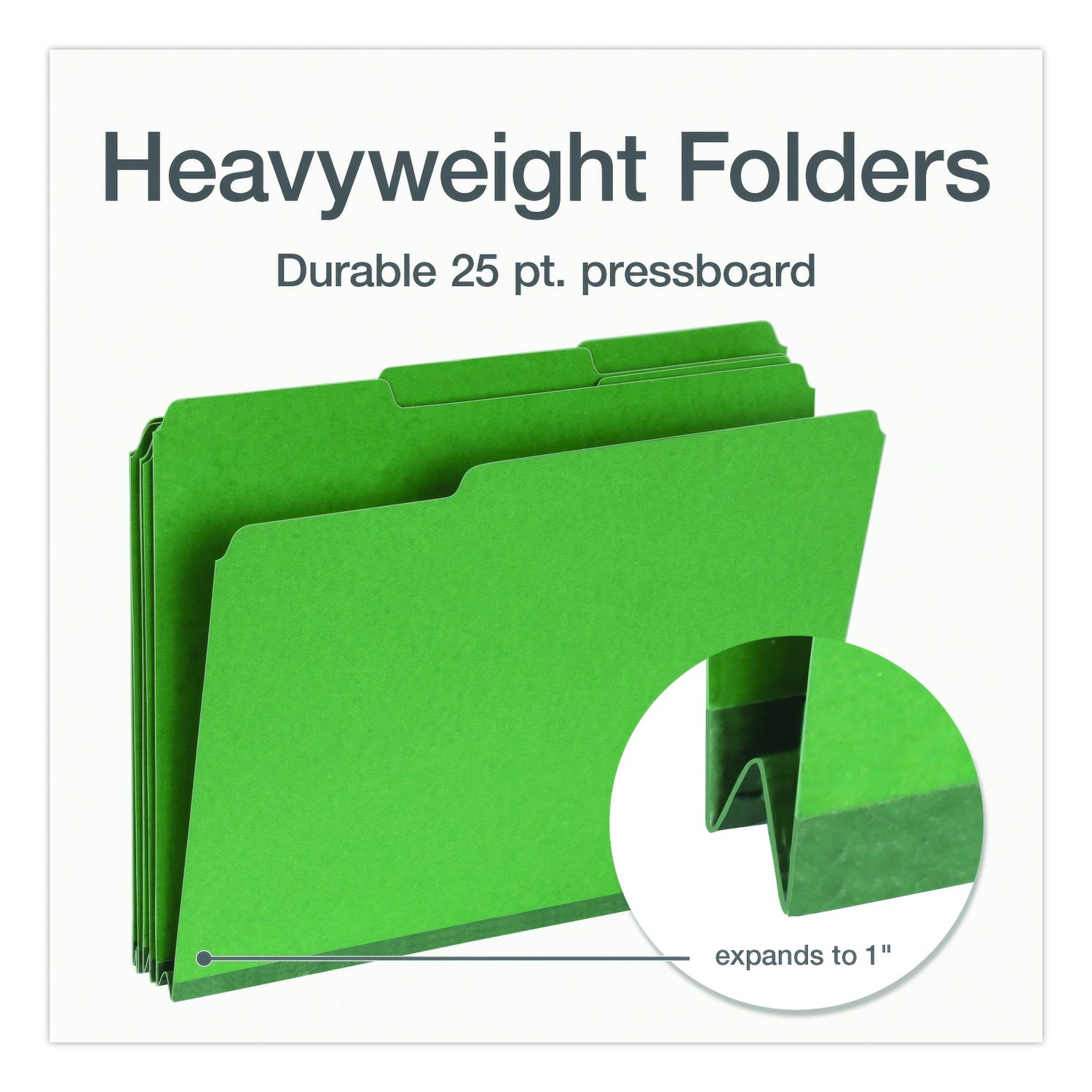 Pendaflex® Recycled Colored File Folders, 1/3-Cut Tabs: Assorted ...