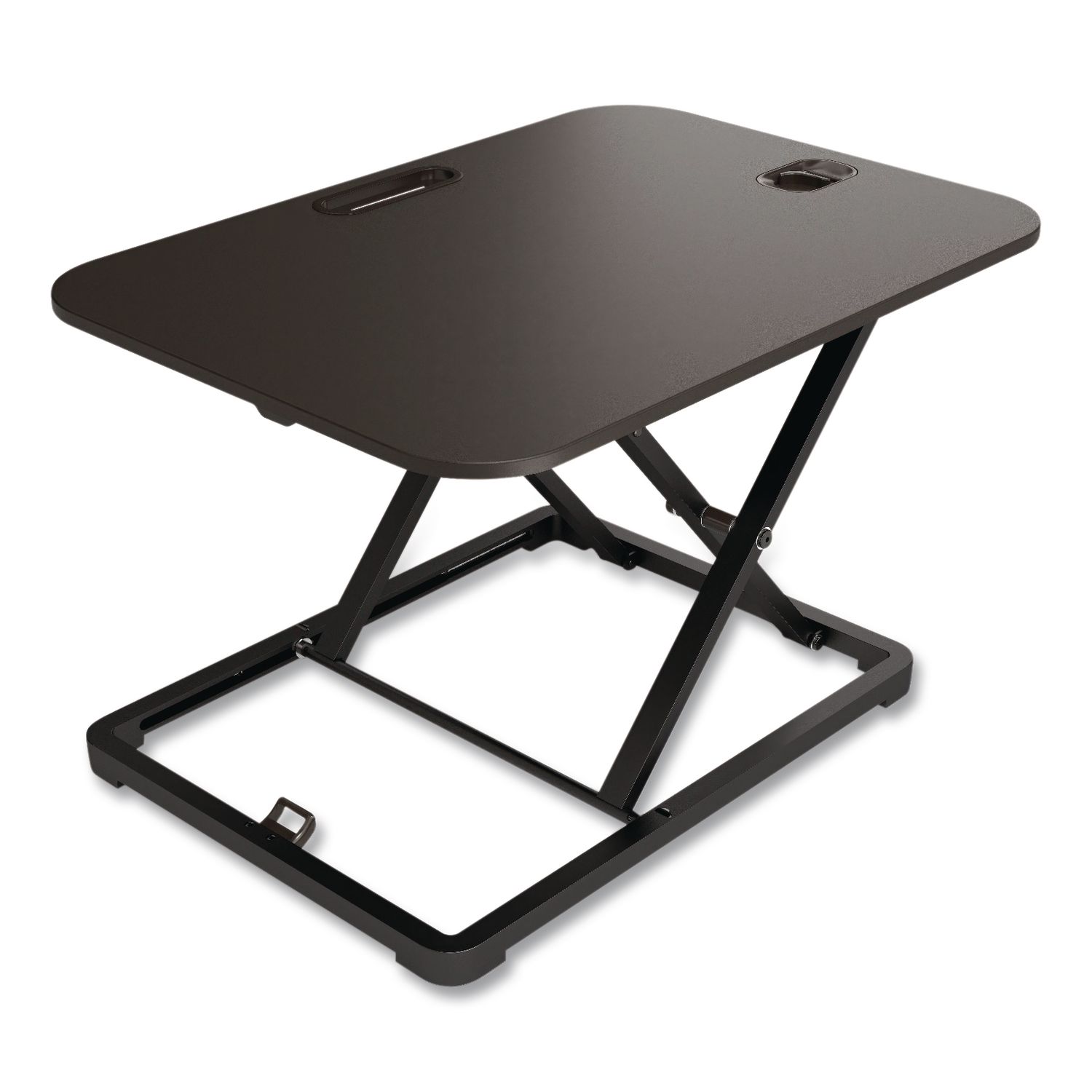 FlexFit Manual Adjustable Laptop Riser, 26.7 x 18.8 x 1.7 to 15.9, Black, Supports 26.7 lbs