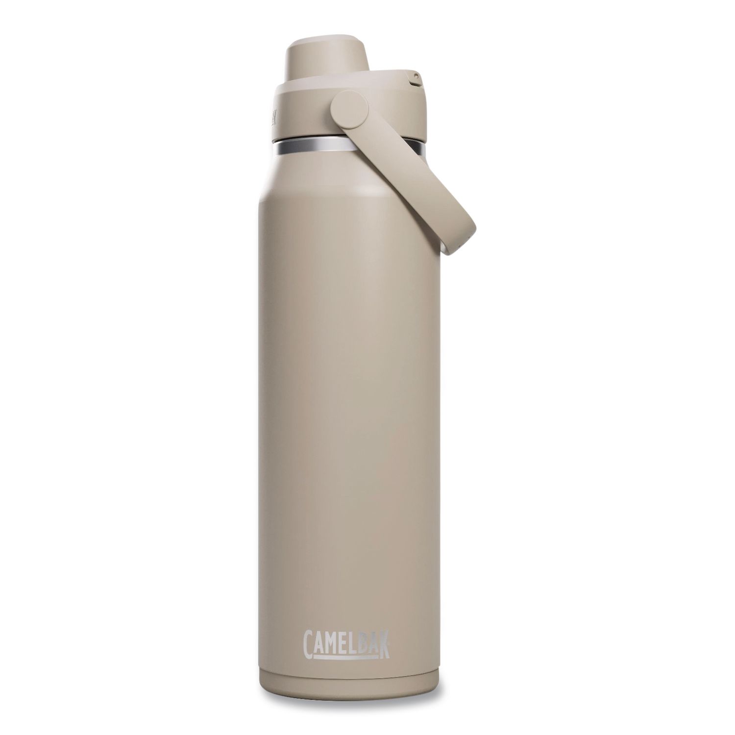 Thrive Chug Vacuum Insulated Stainless Steel Water Bottle, 32 oz, Stone