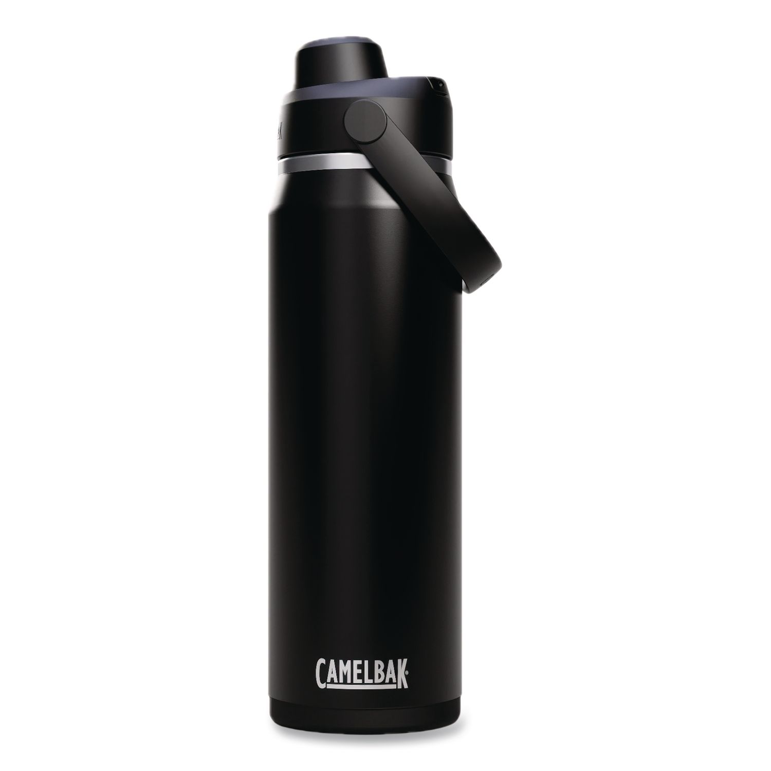 Thrive Chug Vacuum Insulated Stainless Steel Water Bottle, 25 oz, Black