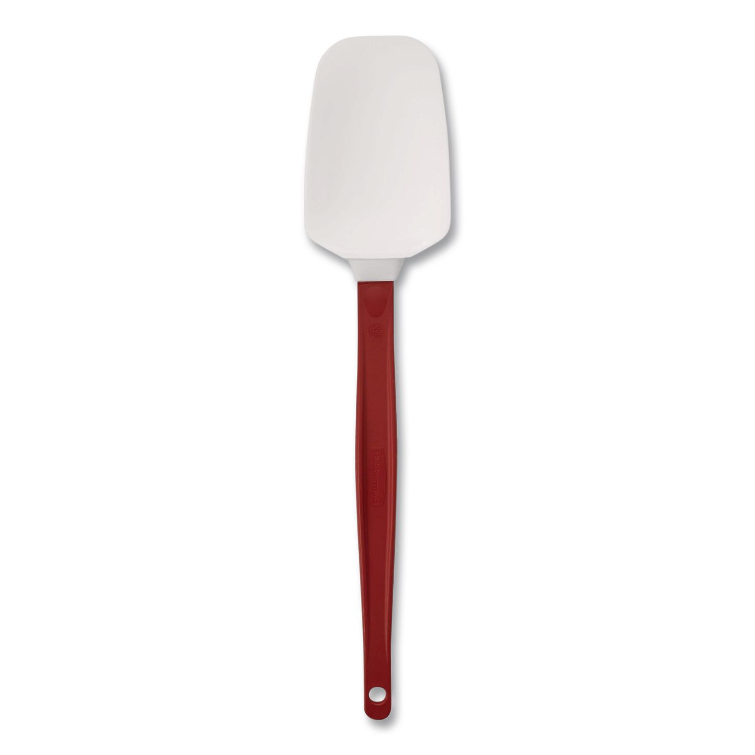 High Heat Scraper Spoon, Plastic, 13.5", Red/White
