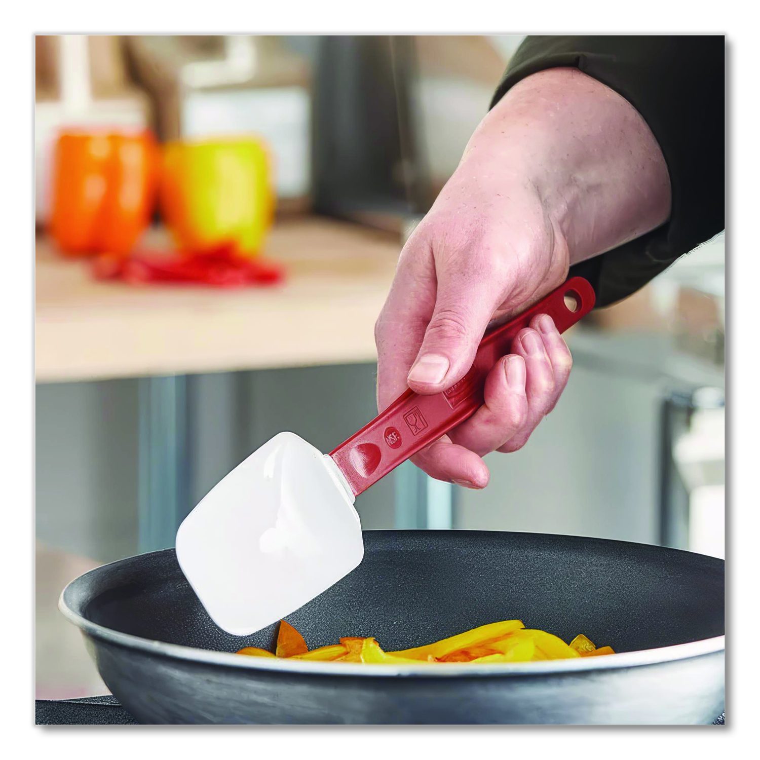 Rubbermaid® Commercial High Heat Scraper Spoon, Plastic, 13.5