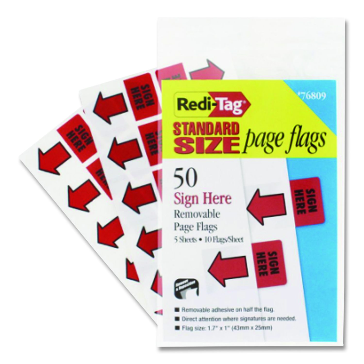 Redi-Tag® Removable/Reusable Page Flags, 