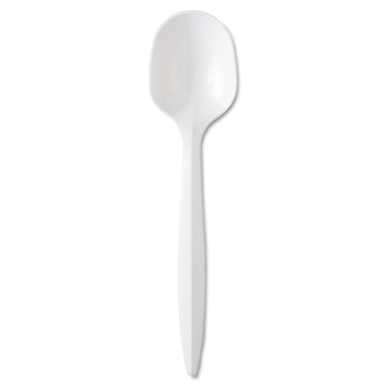  GEN GENPPSS Medium-Weight Cutlery, Soup Spoon, White, 1000/Carton (GENPPSS) 