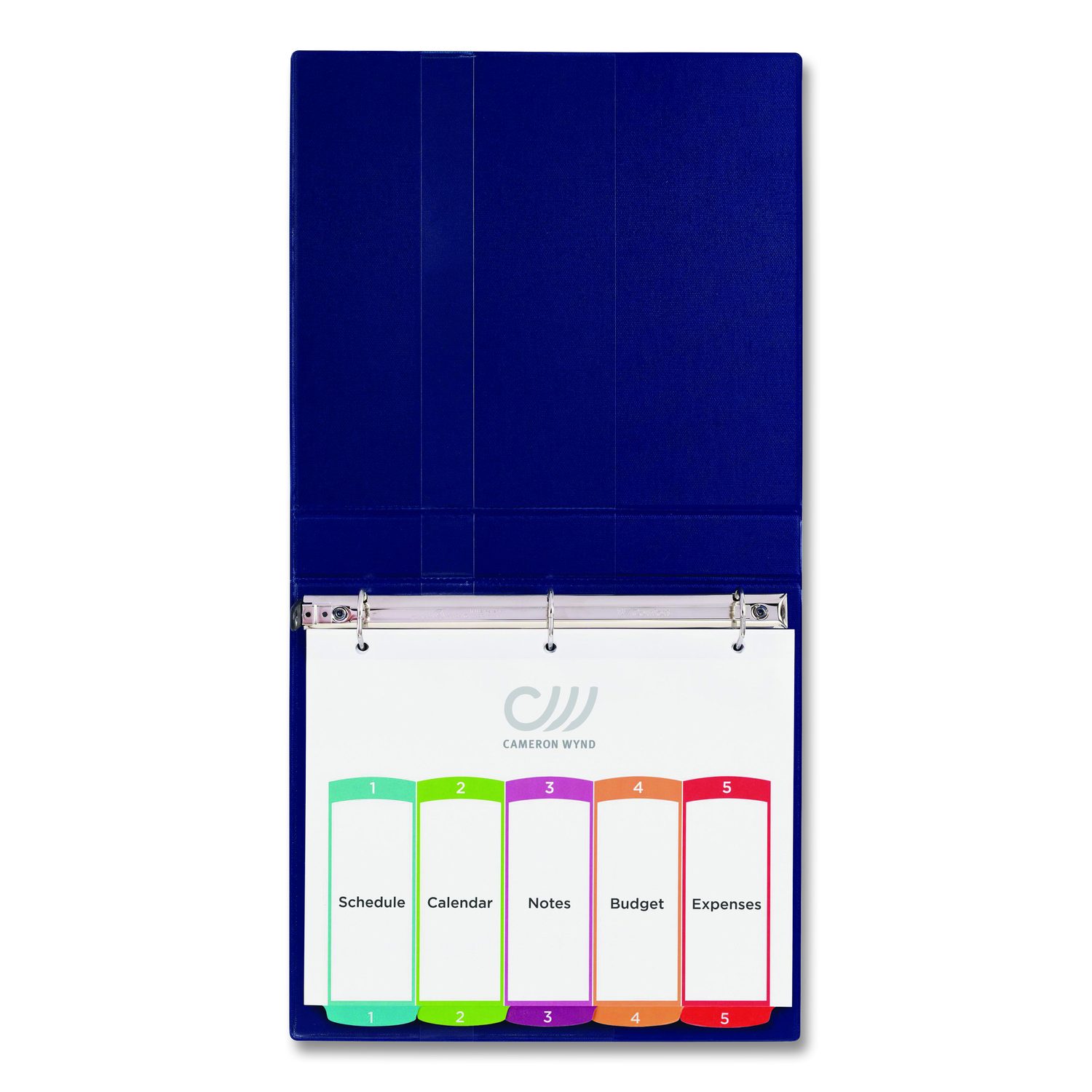 Customizable TOC Ready Index Multicolor Tab Dividers, 5-Tab, 1 to 5, 11 ...