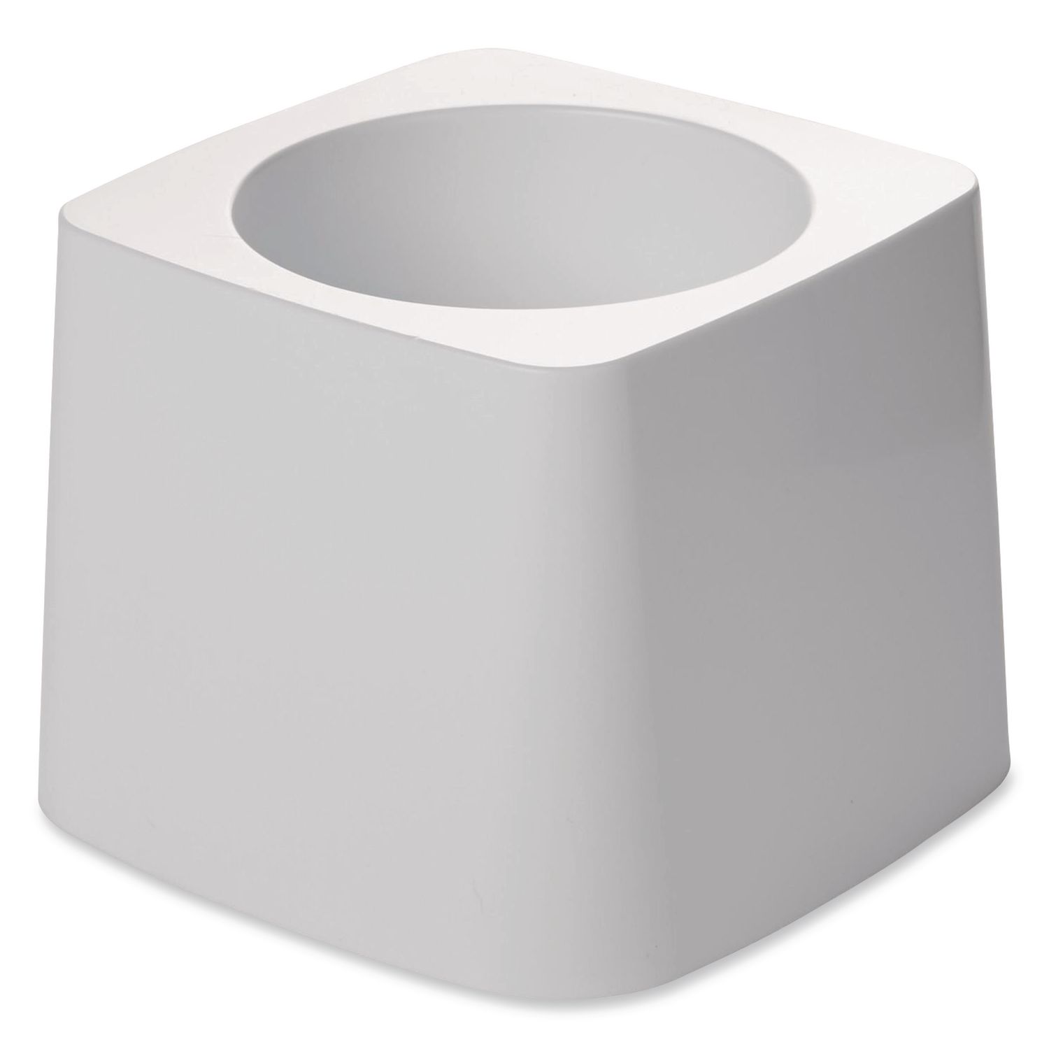 Commercial-Grade Toilet Bowl Brush Holder, White