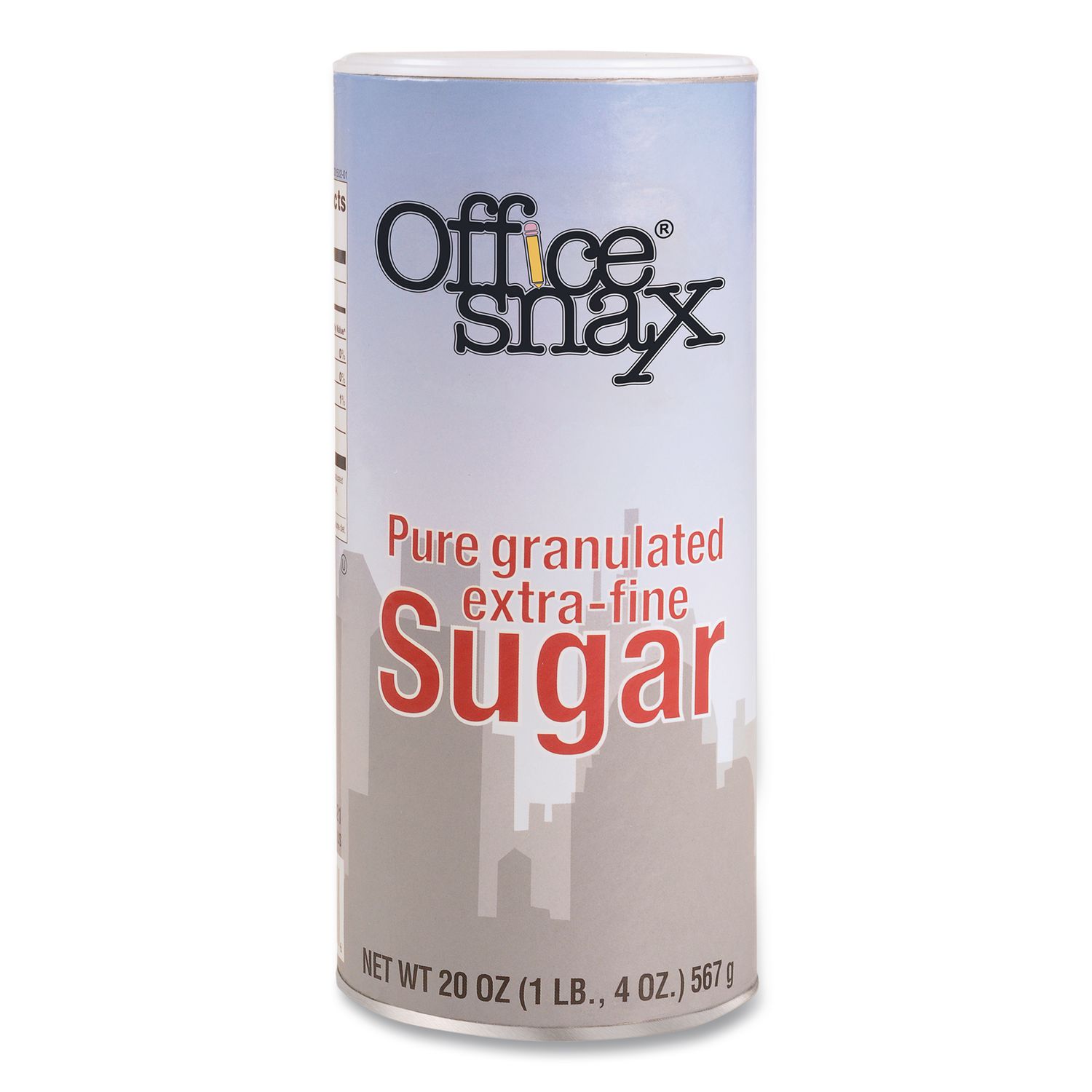 Sugar Canister, 20 oz Reclosable Canister OFX00019