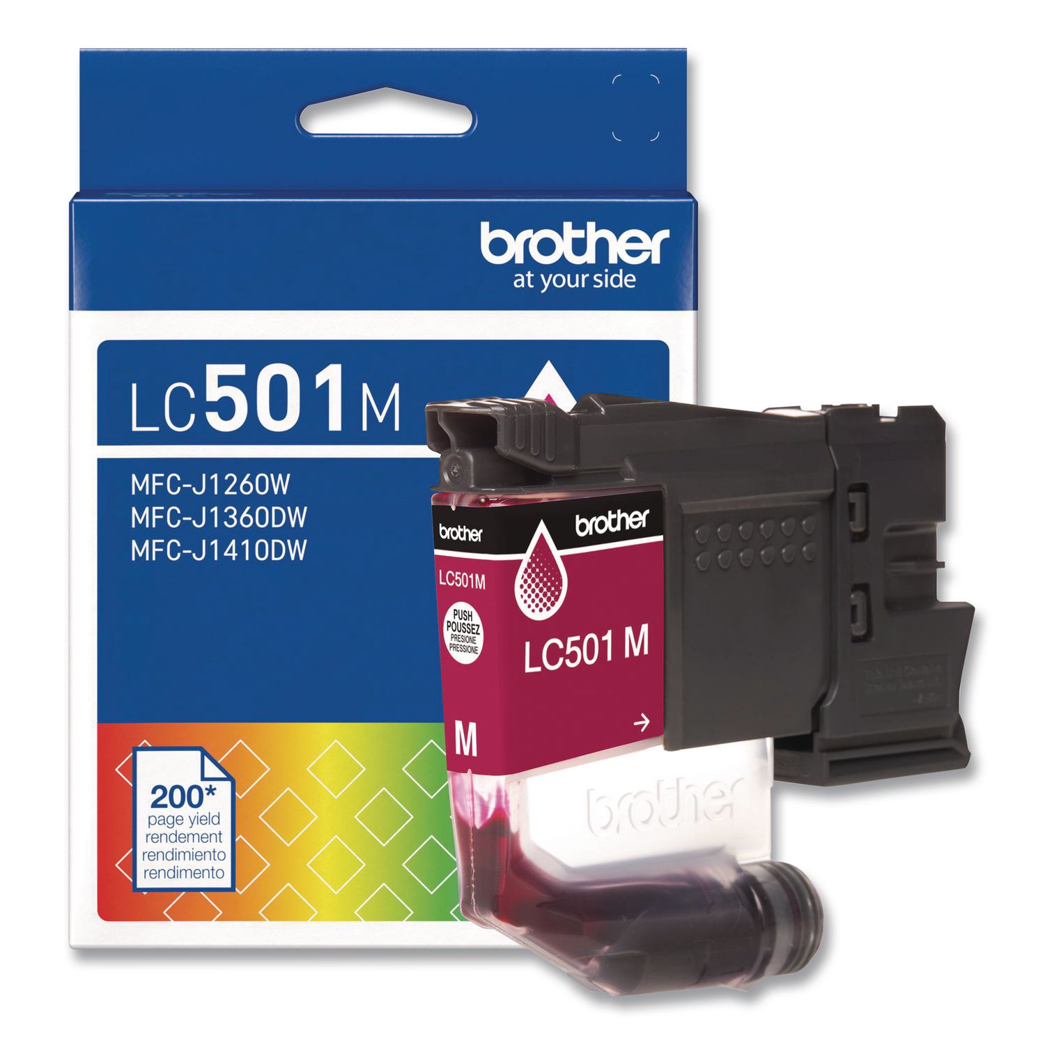 LC501MS Ink, 200 Page-Yield, Magenta
