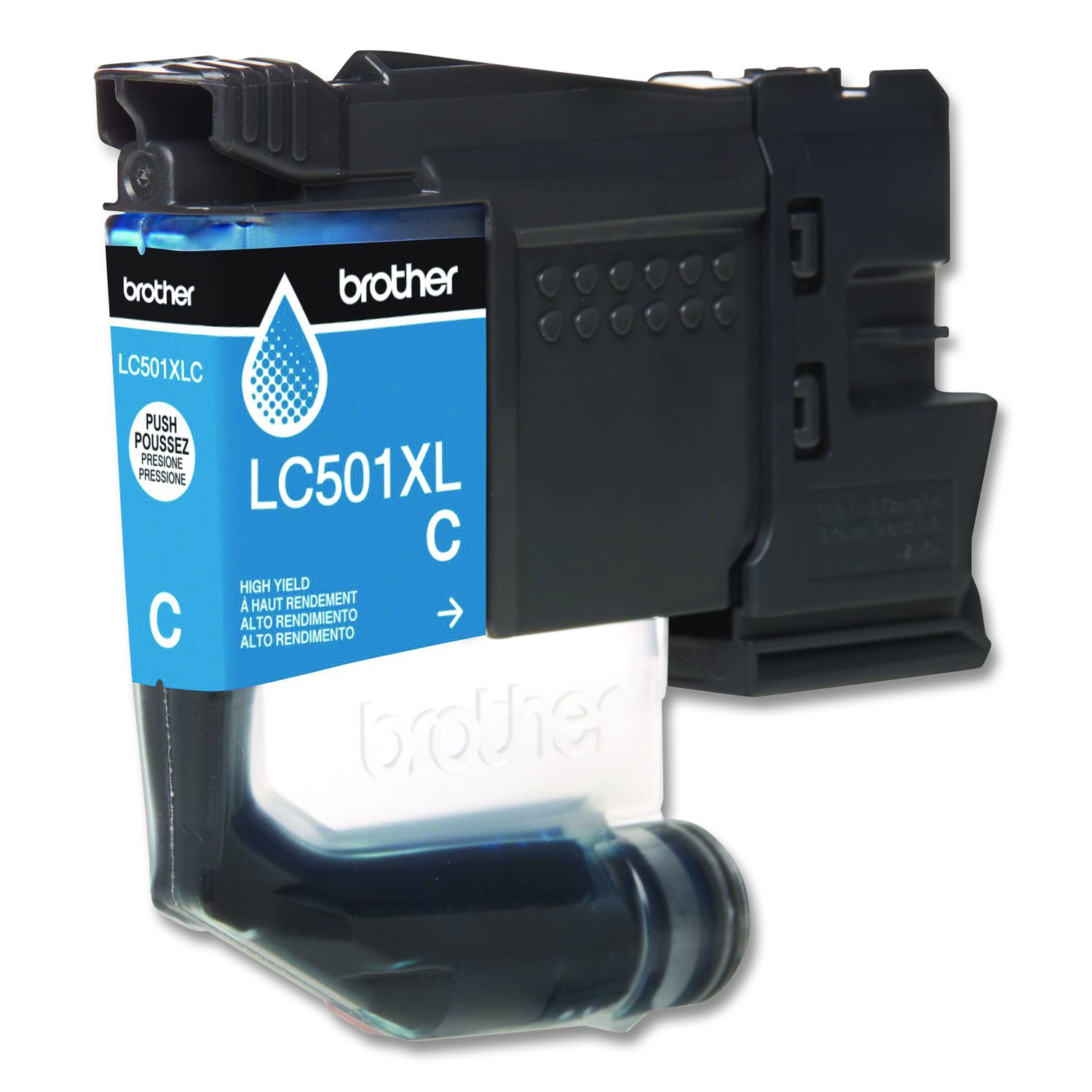 LC501XLCS High-Yield Ink, 500 Page-Yield, Cyan