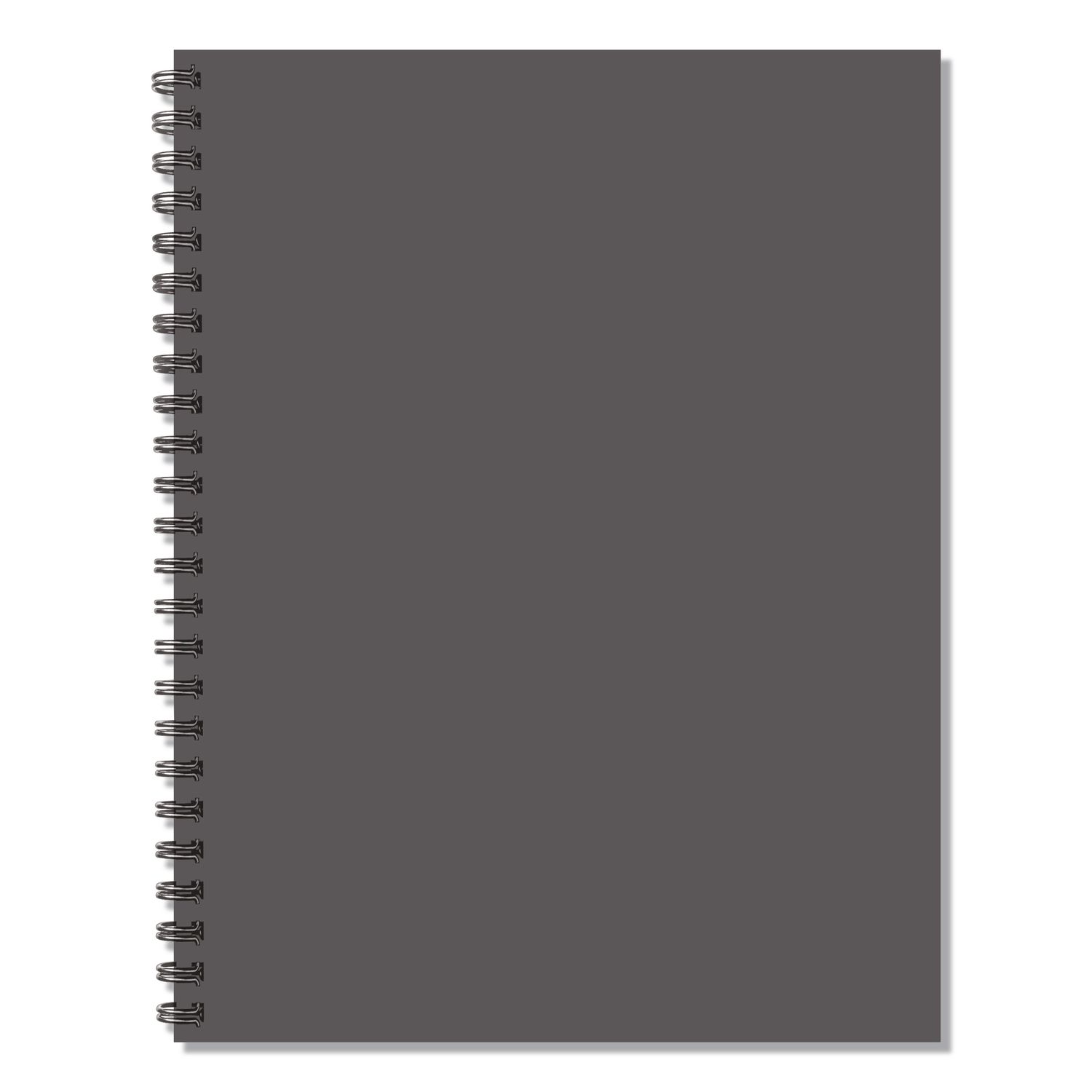 Charcoal Weekly/Monthly Planner, 11 x 8.5, Charcoal Cover, 12-Month (Jan to Dec): 2026