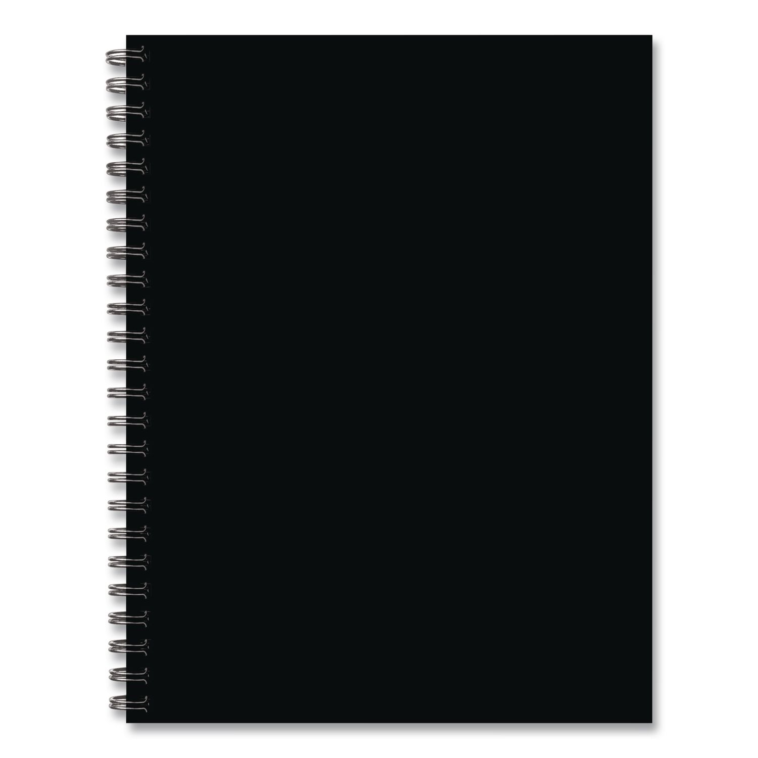 Basic Black Weekly/Monthly Planner, 8.5 x 6.5 Black Cover, 12-Month (Jan to Dec): 2026