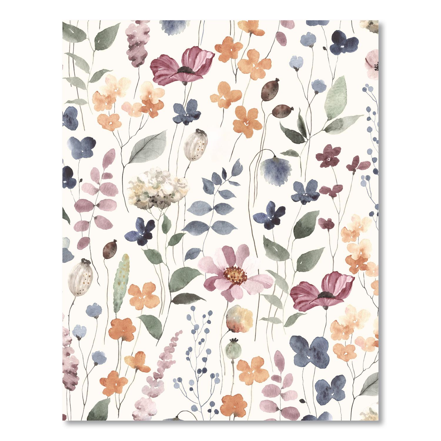 Garden Botanical Booklet Monthly Planner, 9.5 x 7.5, Multicolor Cover, 12-Month (Jan to Dec): 2026