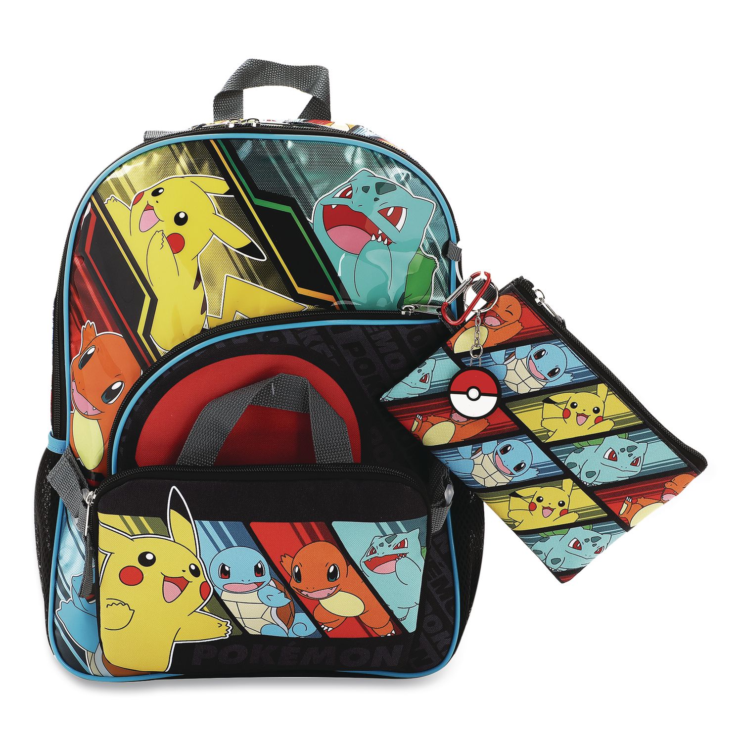 Pokemon Kids 5-Piece Backpack Set, Multicolor