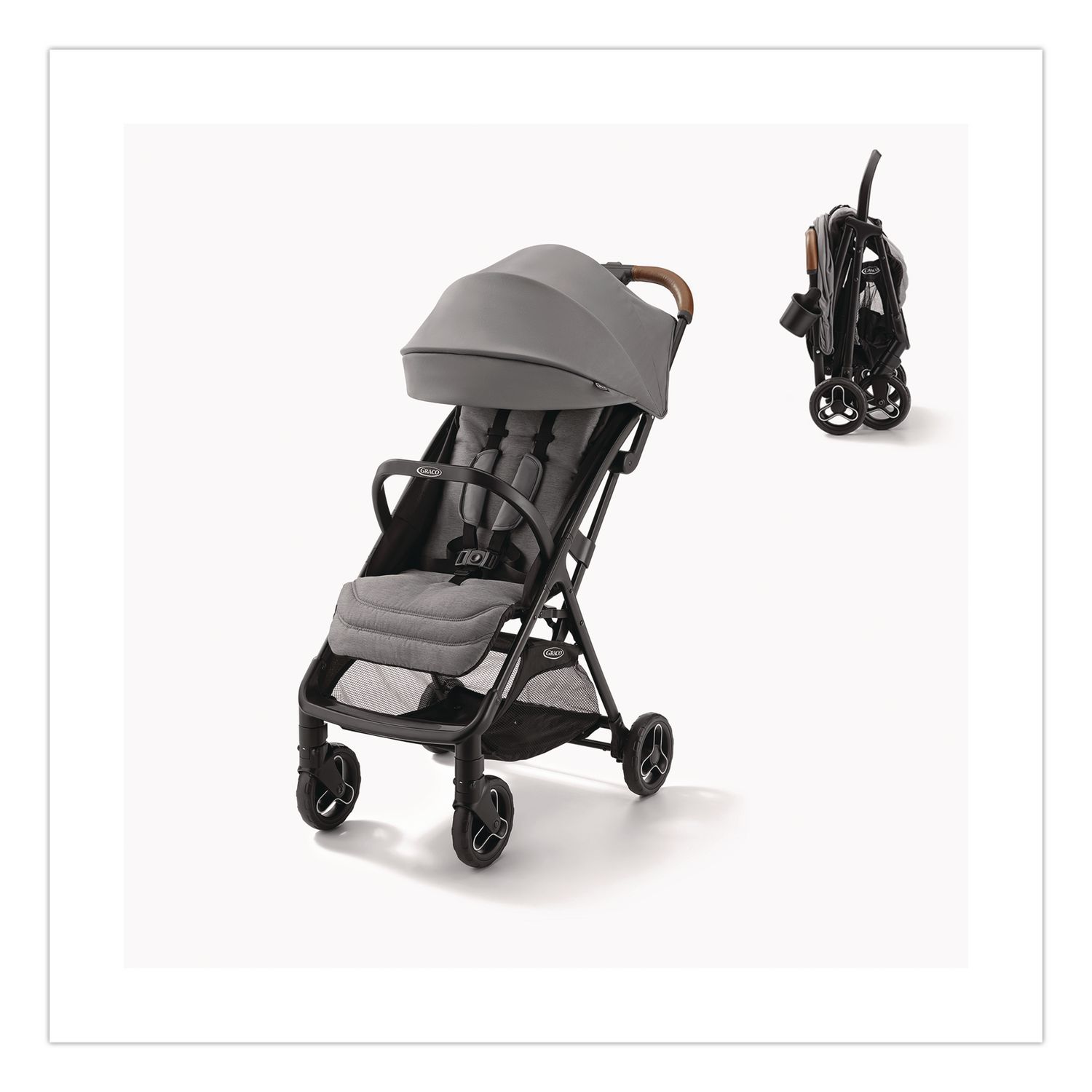 Ready2Jet Compact Stroller, Supports Up to 50 lbs, 20.5 x 27 x 43, Kingston