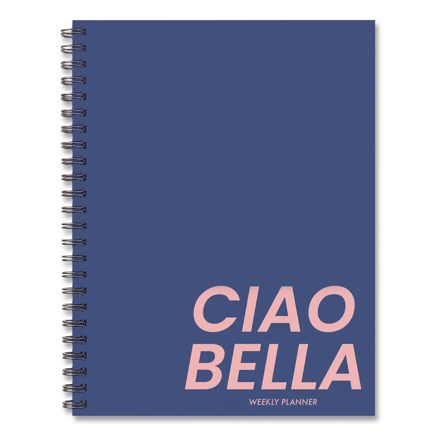 Ciao Bella Weekly/Monthly Planner, 8.5 x 6.5, Blue/Pink Cover, 12-Month (Jan to Dec): 2026