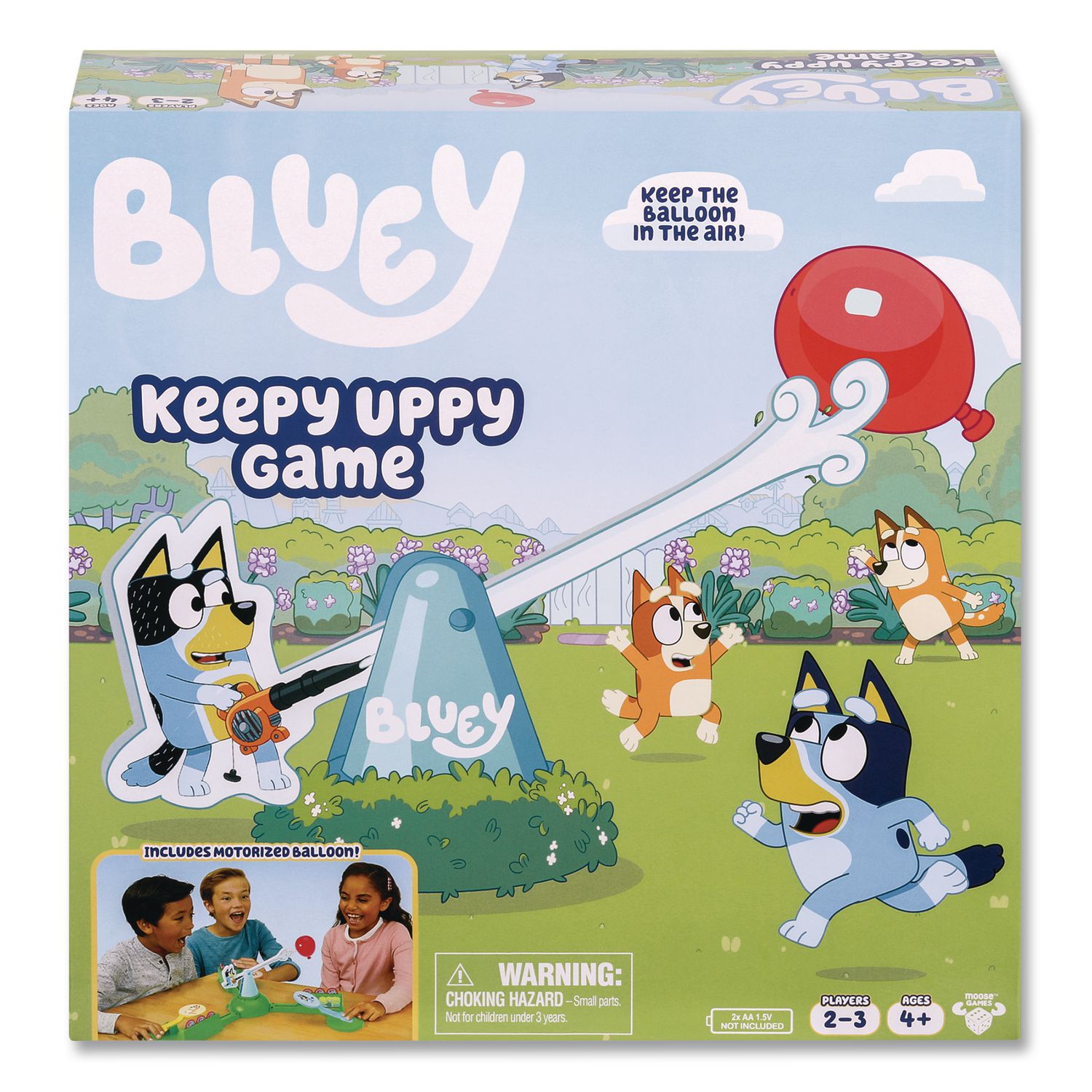 Keepy Uppy Game, 2 to 3 Players, Ages 4 and Up, 15 Pieces