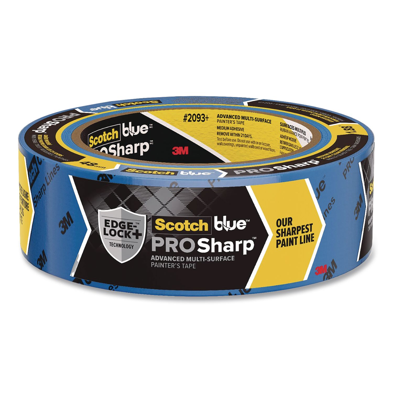 PROSharp Painter's Tape, 3" Core, 1.88" x 60 yds, Blue