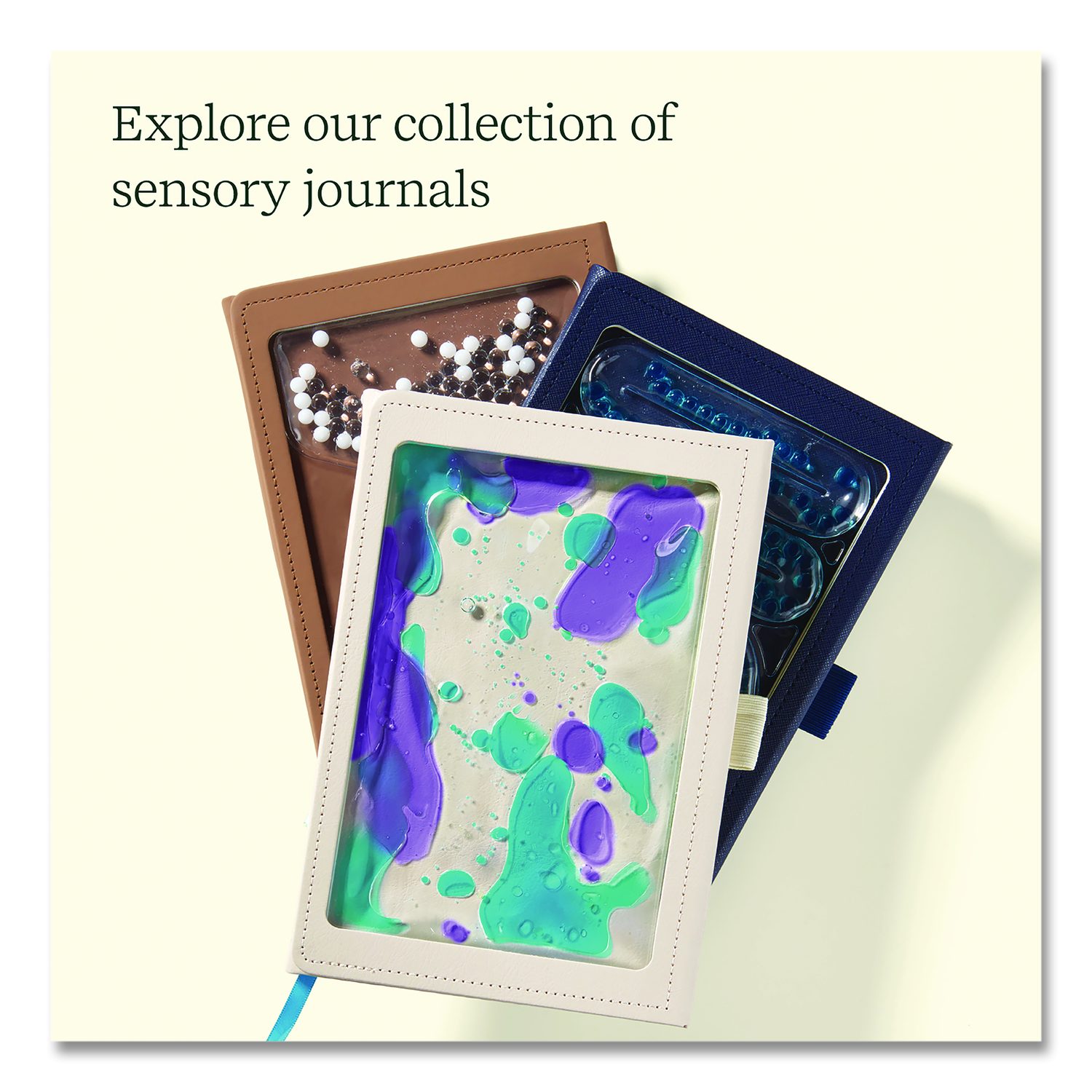 Lifelines® Shake It Up Sensory Journal, Interactive Blue/Purple Color ...
