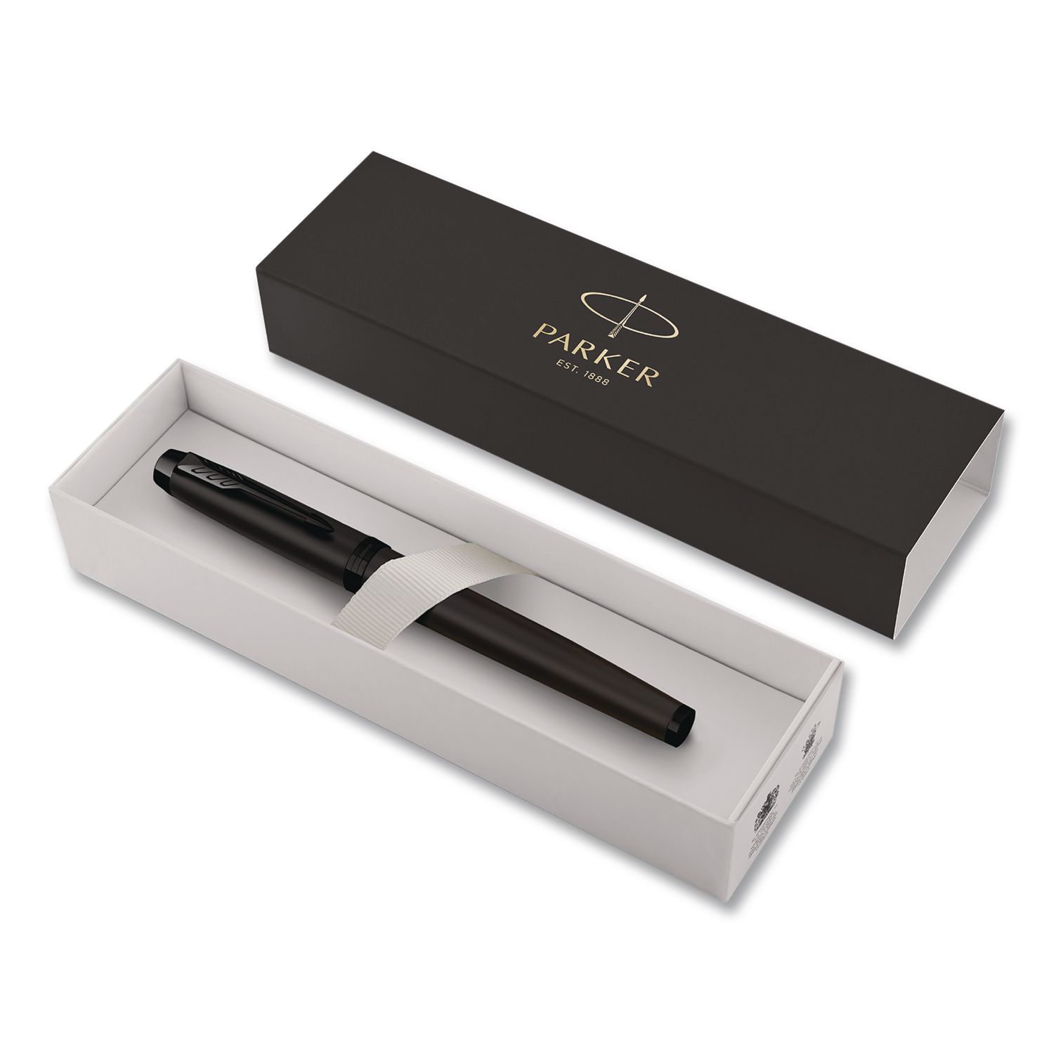 IM Rollerball Pen, Monochrome Collection, Stick, Fine, Black Ink, Matte Black/PVD Barrel