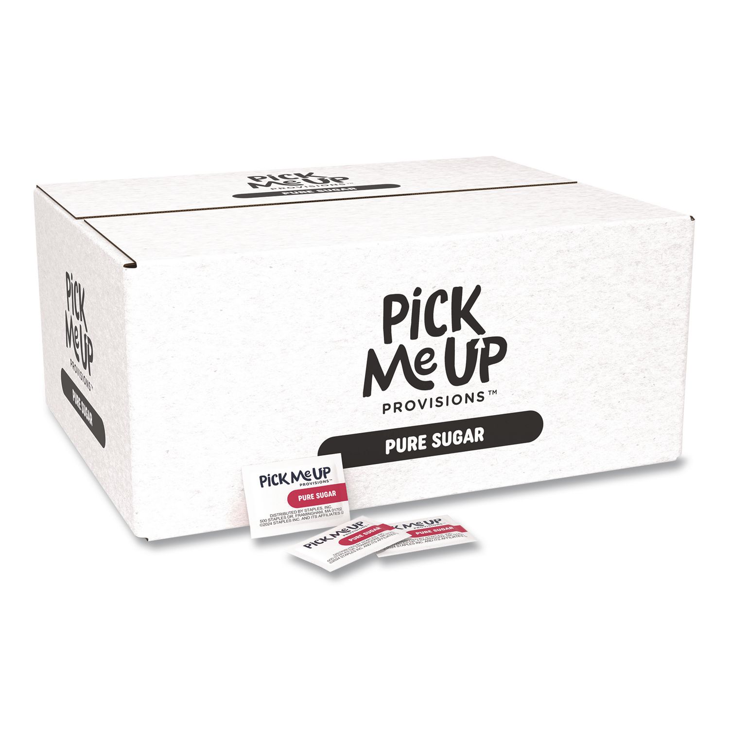 Pure Sugar Packets, 0.1 oz, 2,000/Box