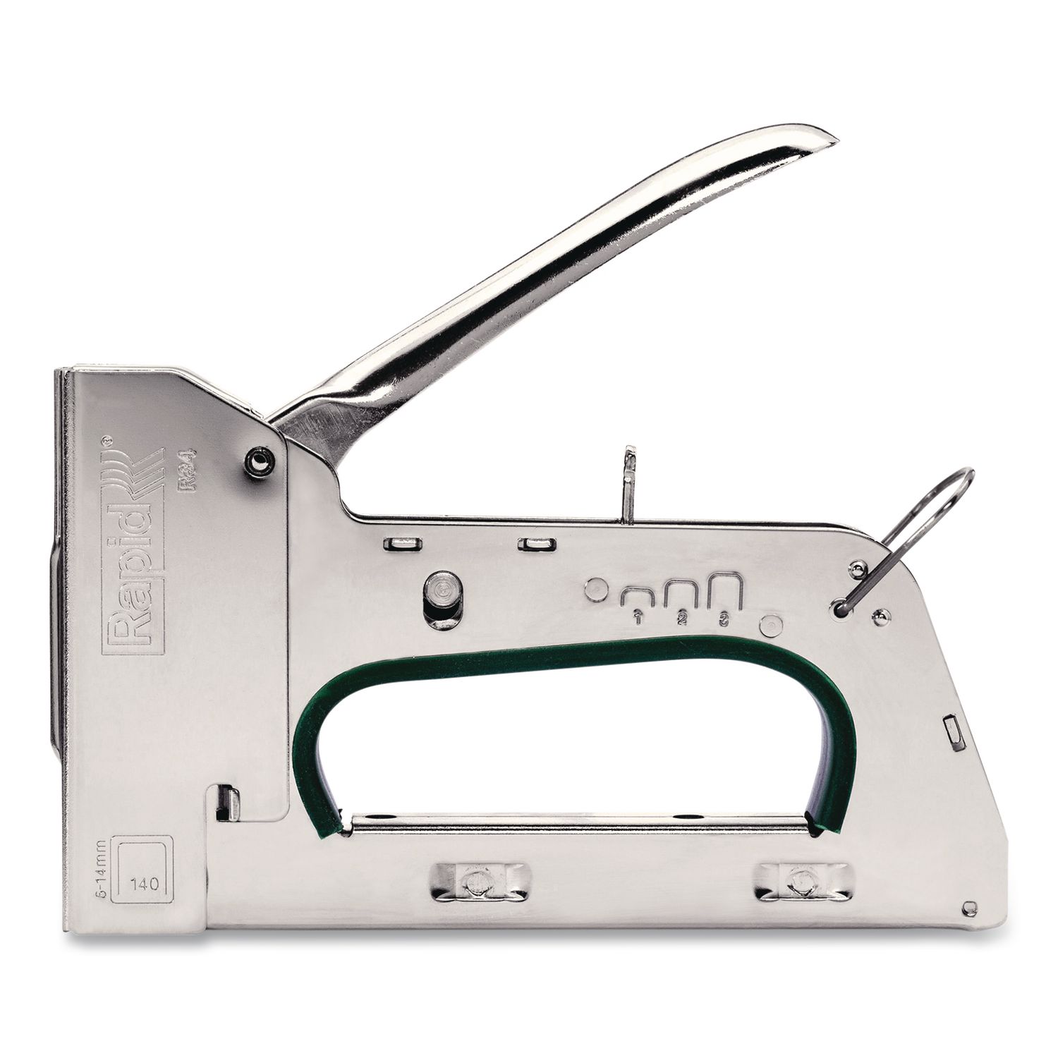 PRO R34E Heavy-Duty Staple Gun, 1/4" to 9/16" Flatwire Staples