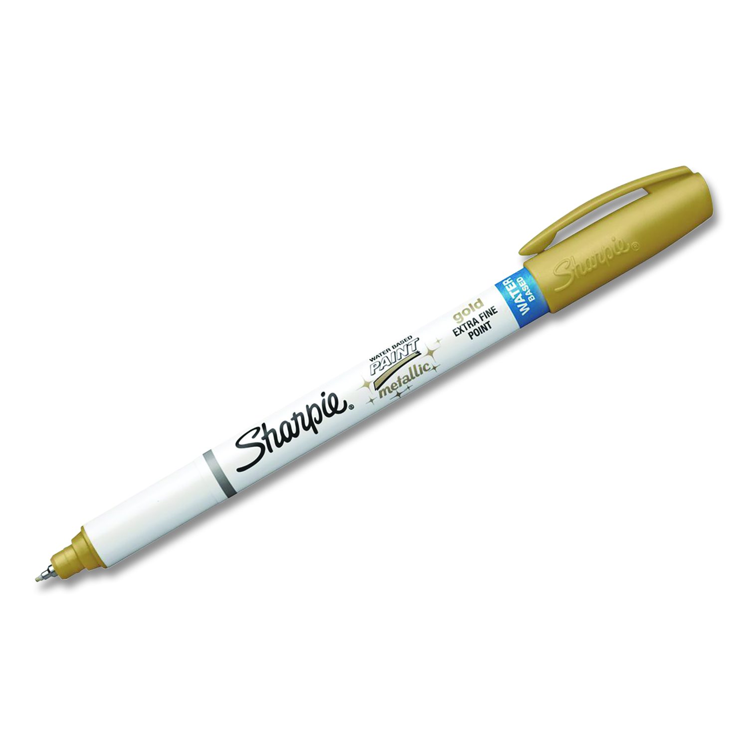 Sharpie® Water-Based Paint Markers, Extra-Fine Tip, Assorted Metallic ...
