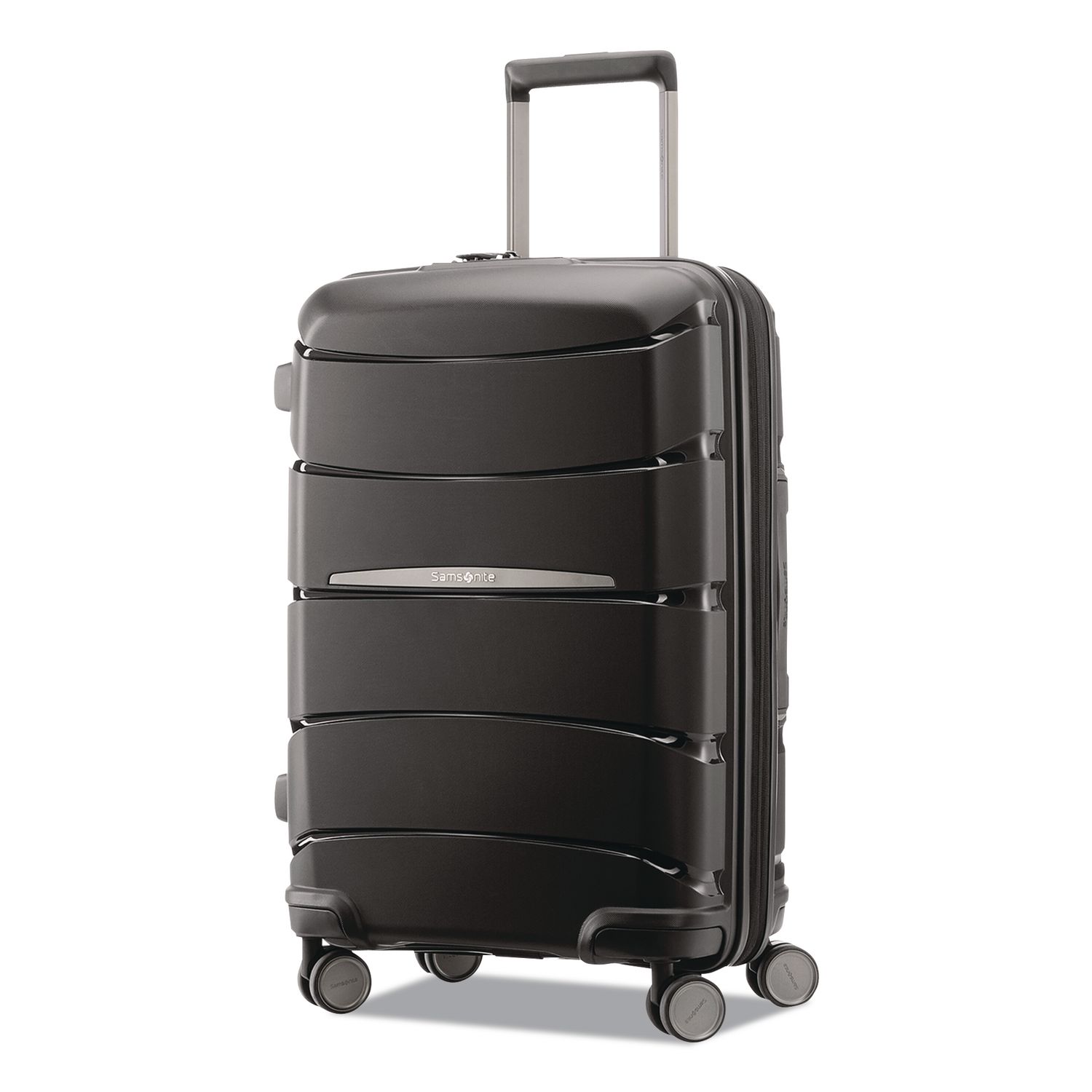 Outline Pro Hardside Spinner Suitcase, 15 x 10 x 23, Midnight Black