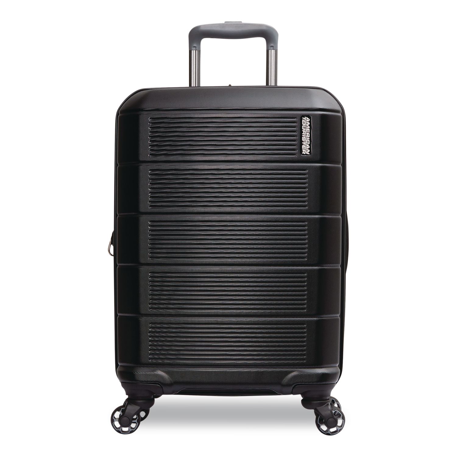 Stratum 2.0 Hardside Spinner Suitcase, 15 x 9.5 x 22, Jet Black
