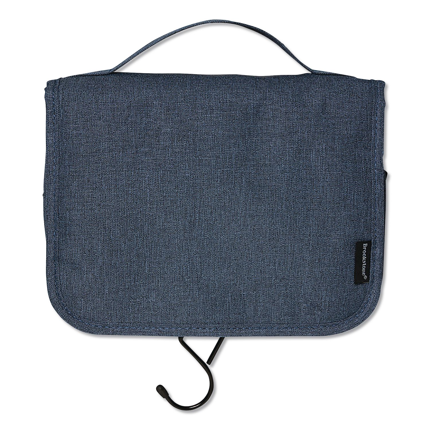 Fabric Toiletry Bag, 8.66 x 3.35 x 8.46, Blue