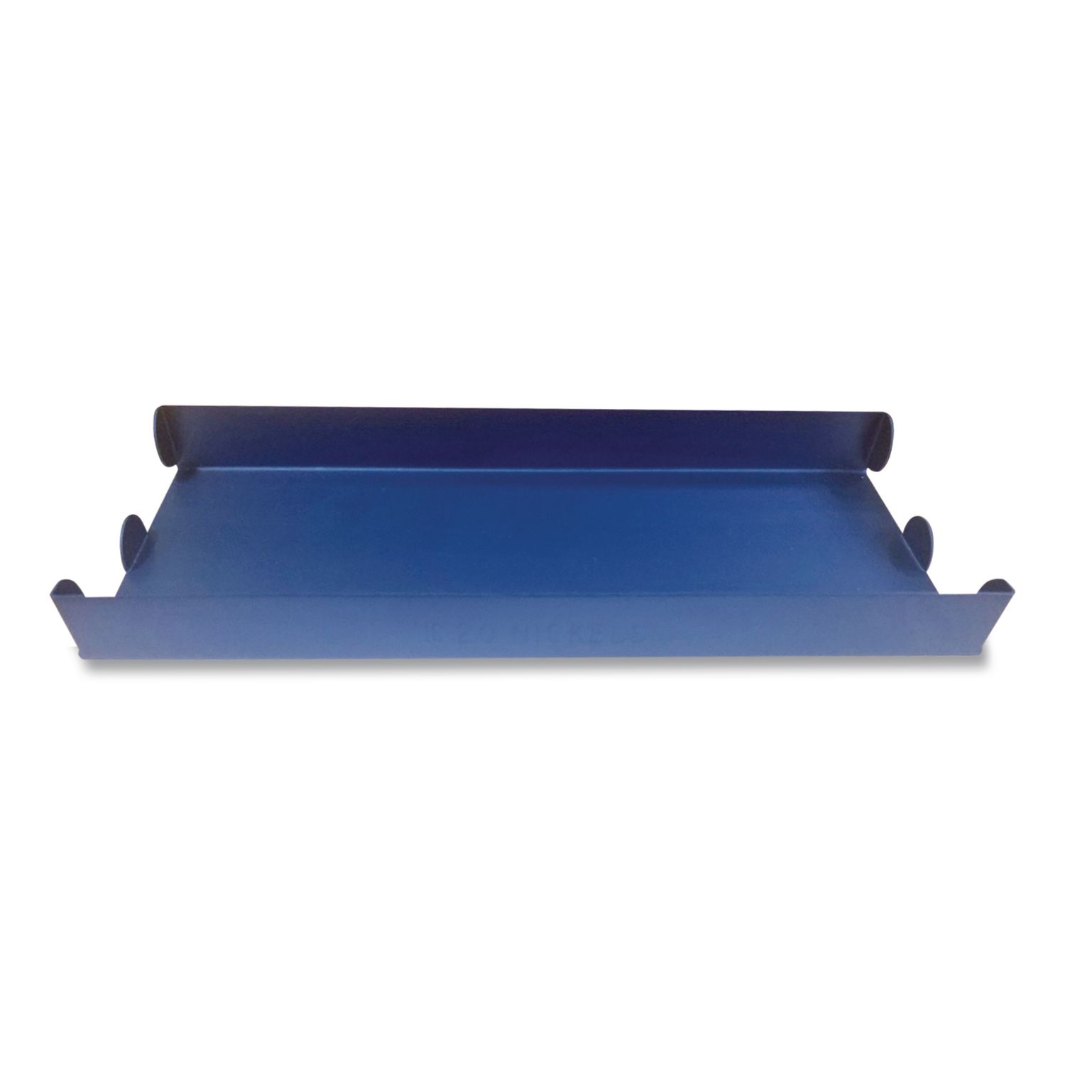 Metal Coin Tray, Accommodates $20 in Nickels, 3.5" x 10" x 1.75", Blue, 50/Carton
