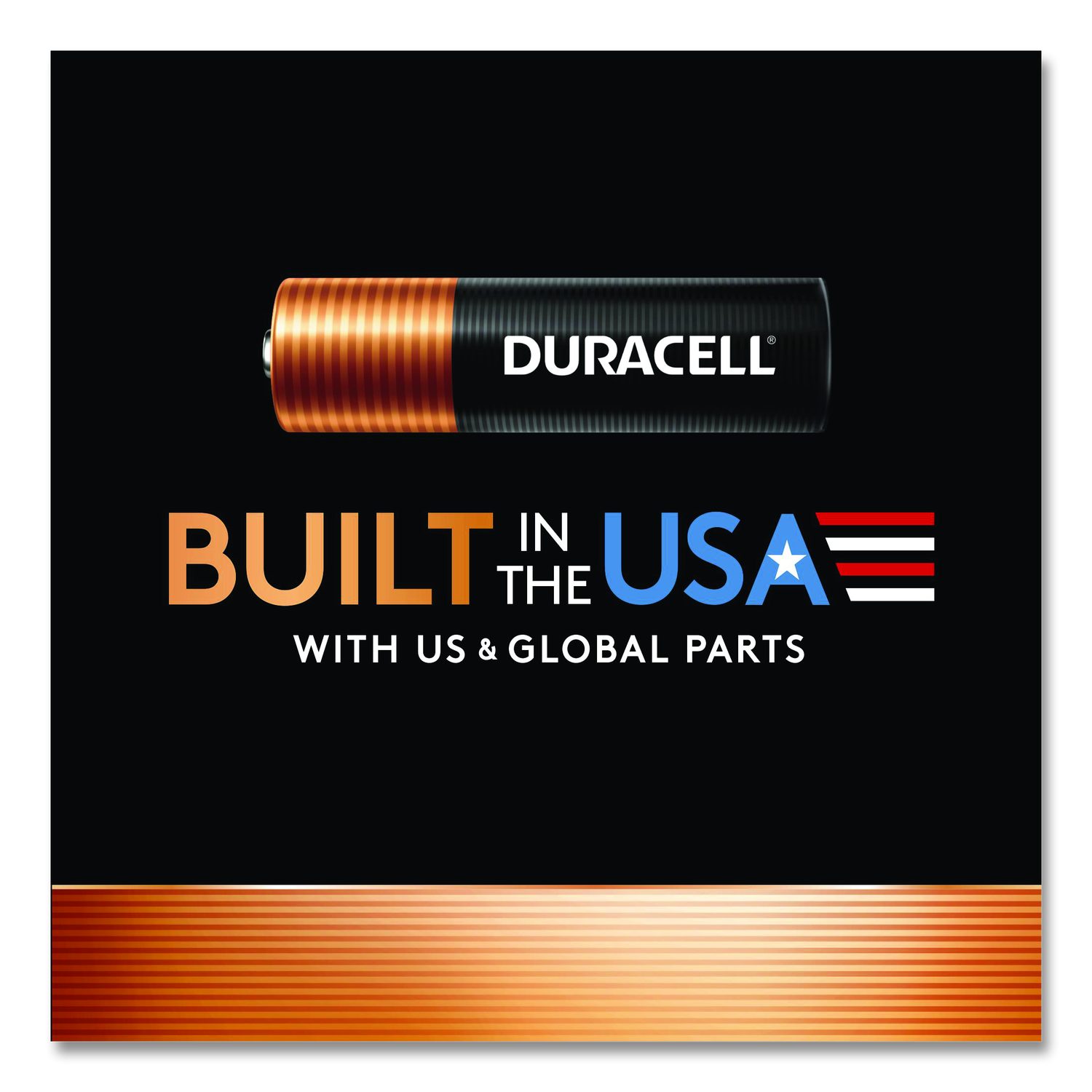 Duracell® CopperTop Alkaline D Batteries, Clamshell Pack, 8/Pack ...
