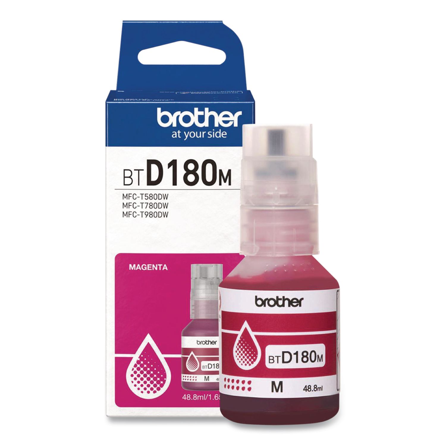 BTD180 INKvestment, High-Yield Ink, 5,000 Page-Yield, Magenta