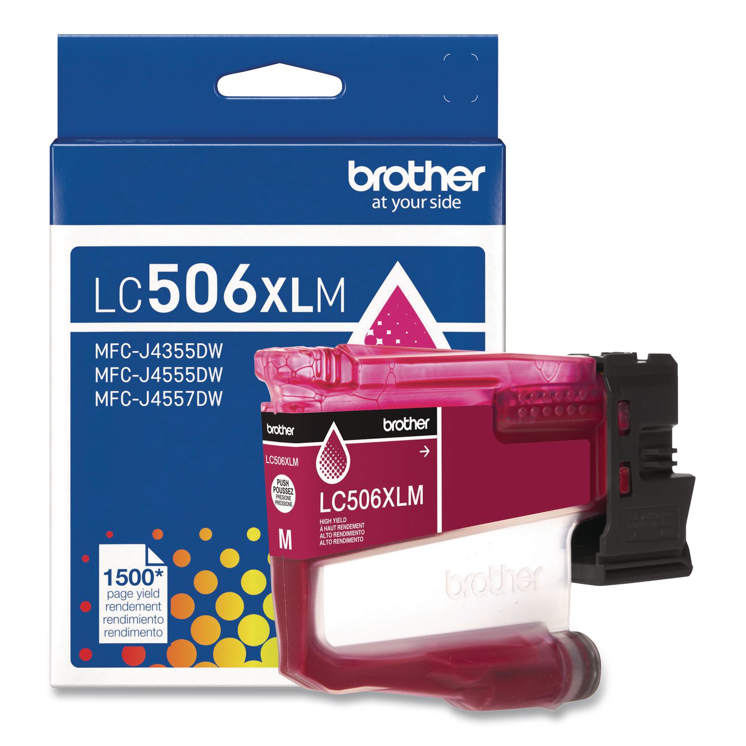 LC506 INKvestment, High-Yield Ink, 1,500 Page-Yield, Magenta