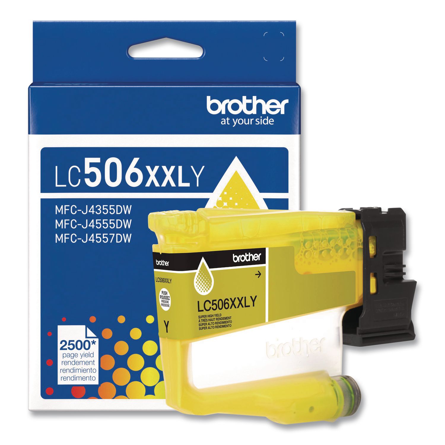 LC506 INKvestment, Super High-Yield Ink, 2,500 Page-Yield, Yellow