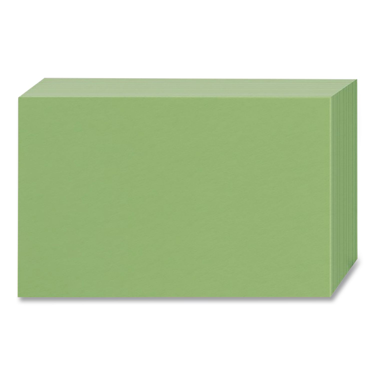 Index Cards, 3 x 5, Green, 100/Pack