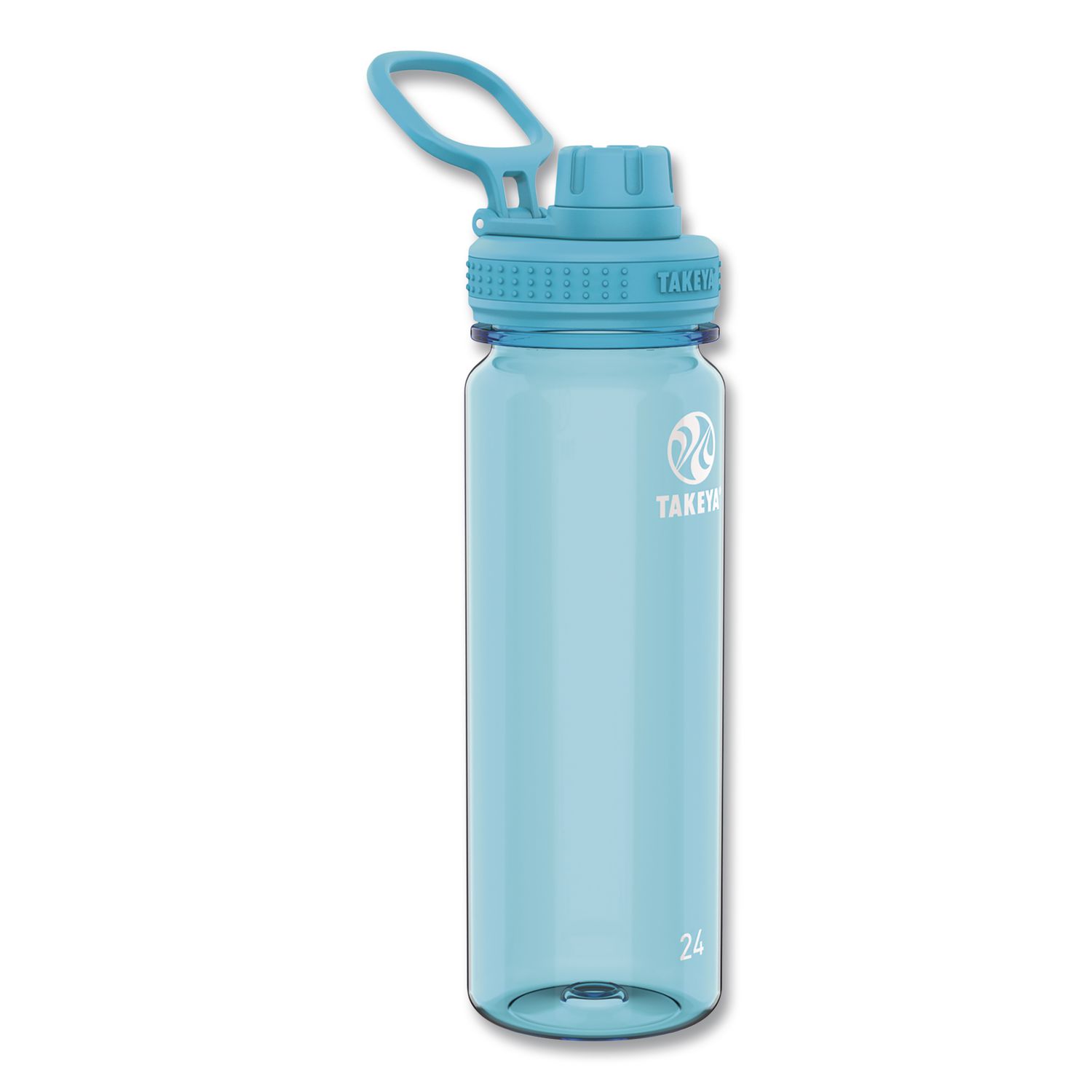 Tritan Plastic Water Bottle, 24 oz, Breezy Blue