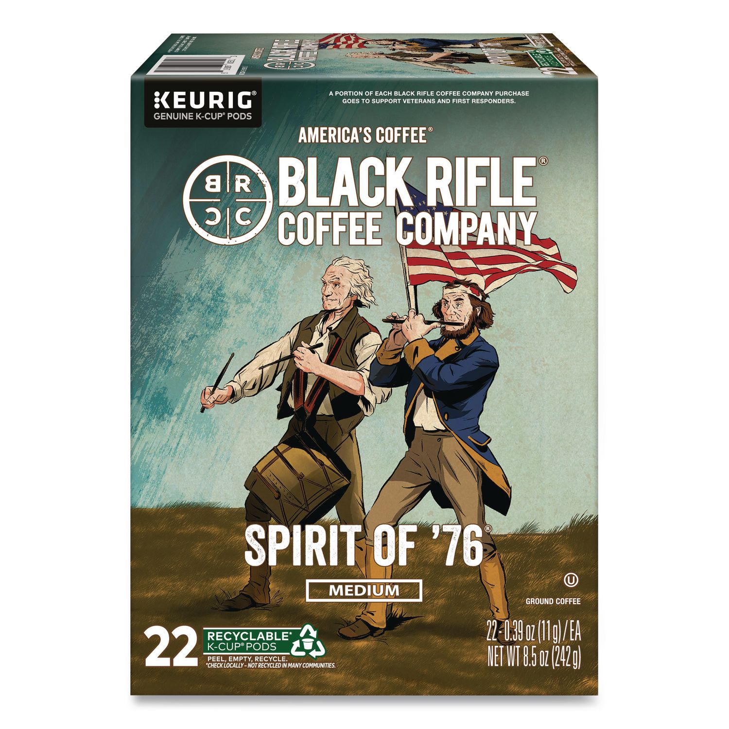 Spirit of '76 Coffee K-Cups, 22/Box