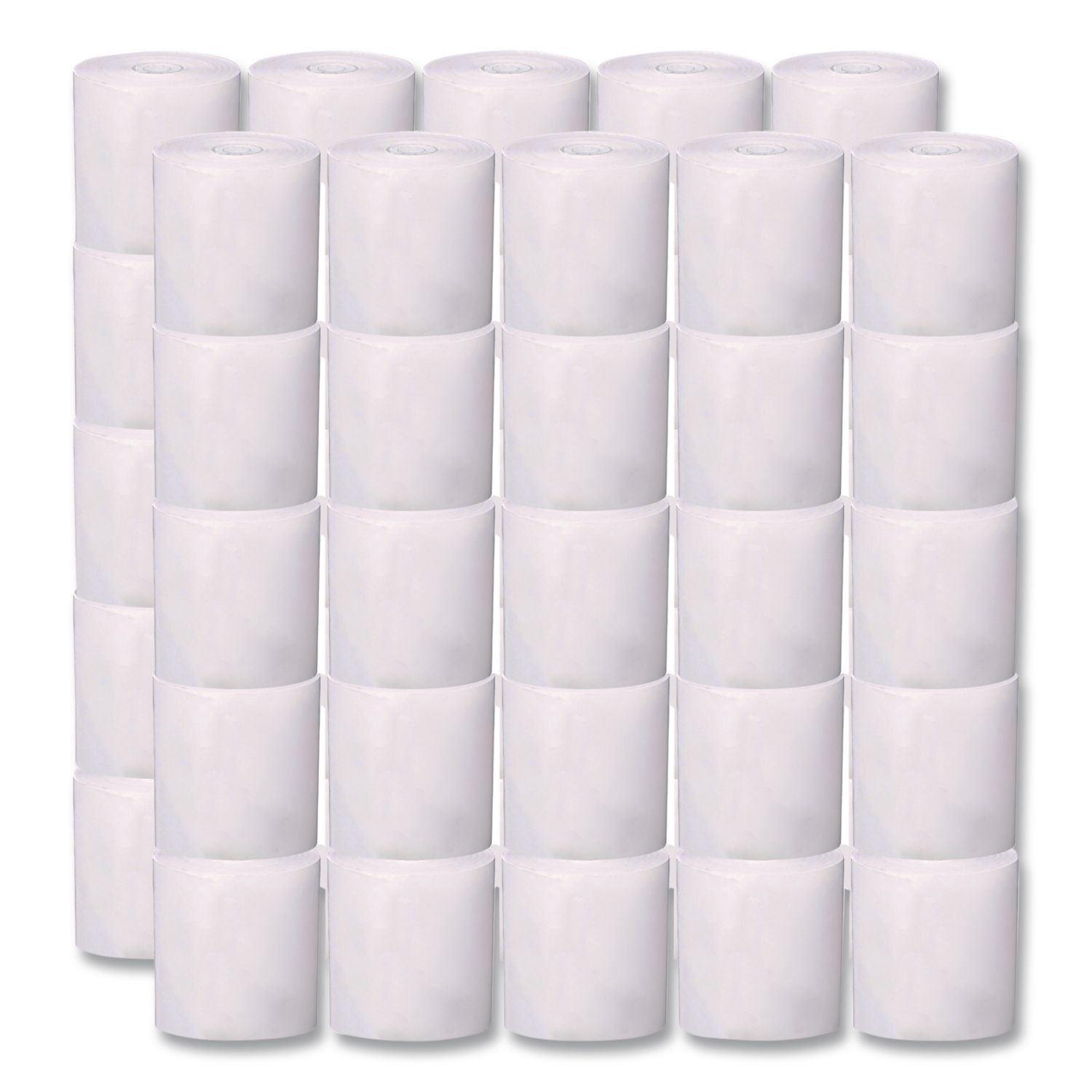 BPA-Free Thermal POS Rolls, 0.5" Core, 3.13" x 119 ft, White, 50/Carton