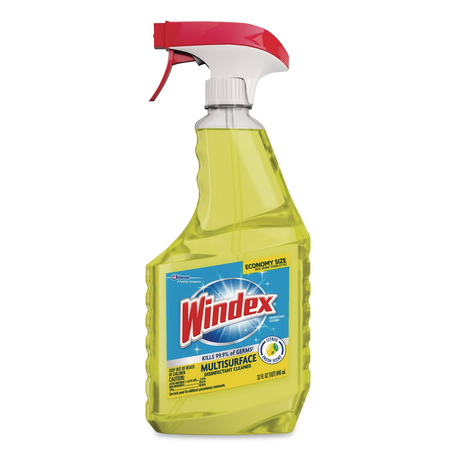 Multi-Surface Disinfectant Cleaner, Citrus Scent, 32 oz Spray Bottle
